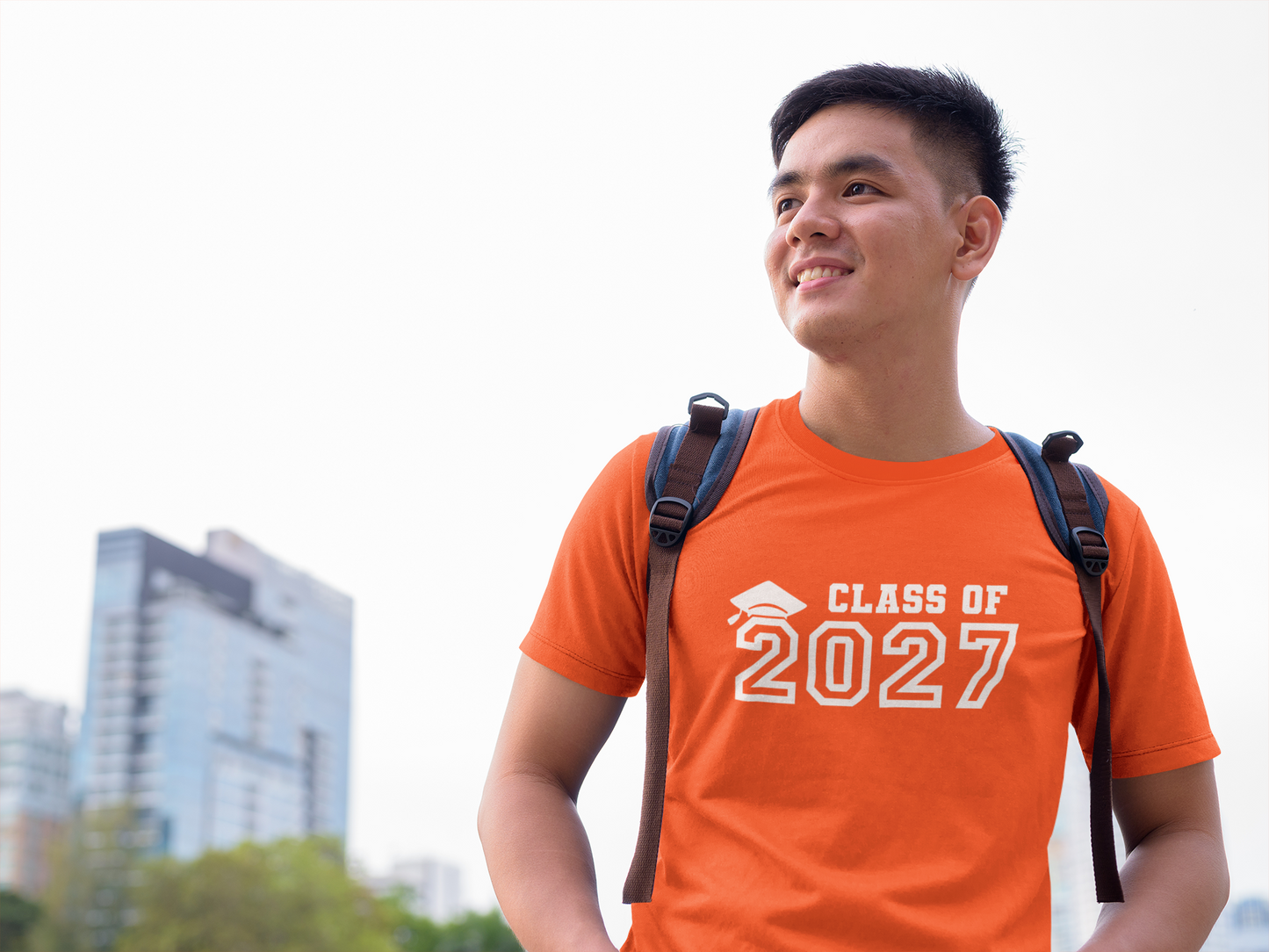 Class of 2027 Graduation T-Shirt – White Graphic