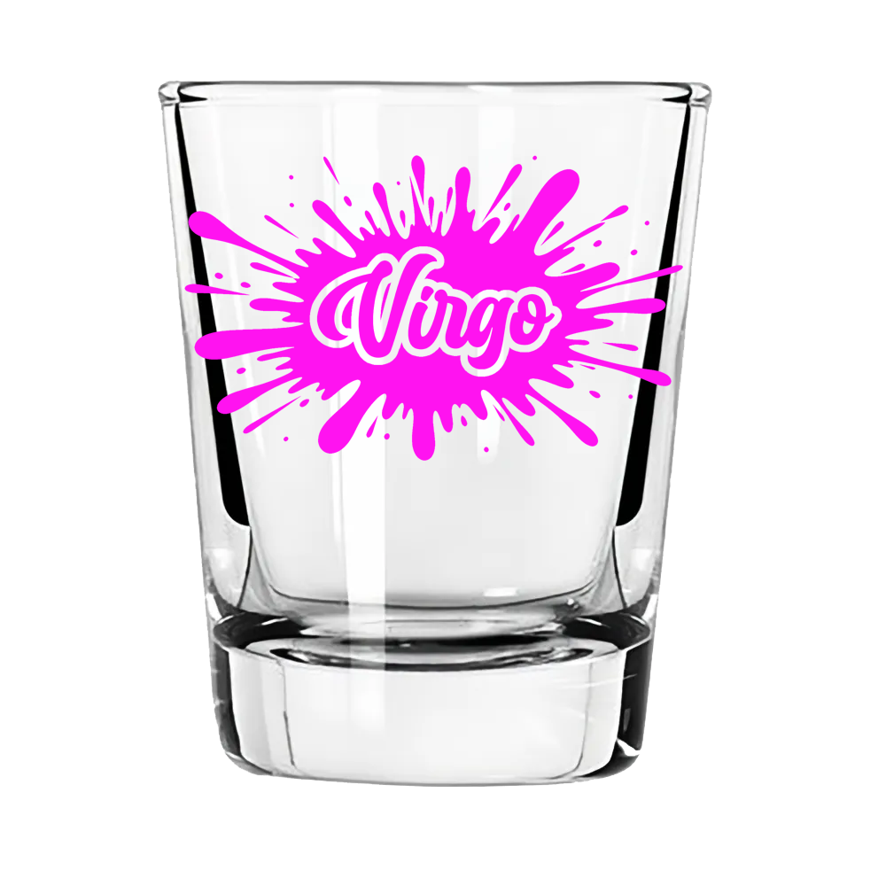 Virgo Zodiac Shot Glass | Precise Pour. Zero Tolerance for Mess.