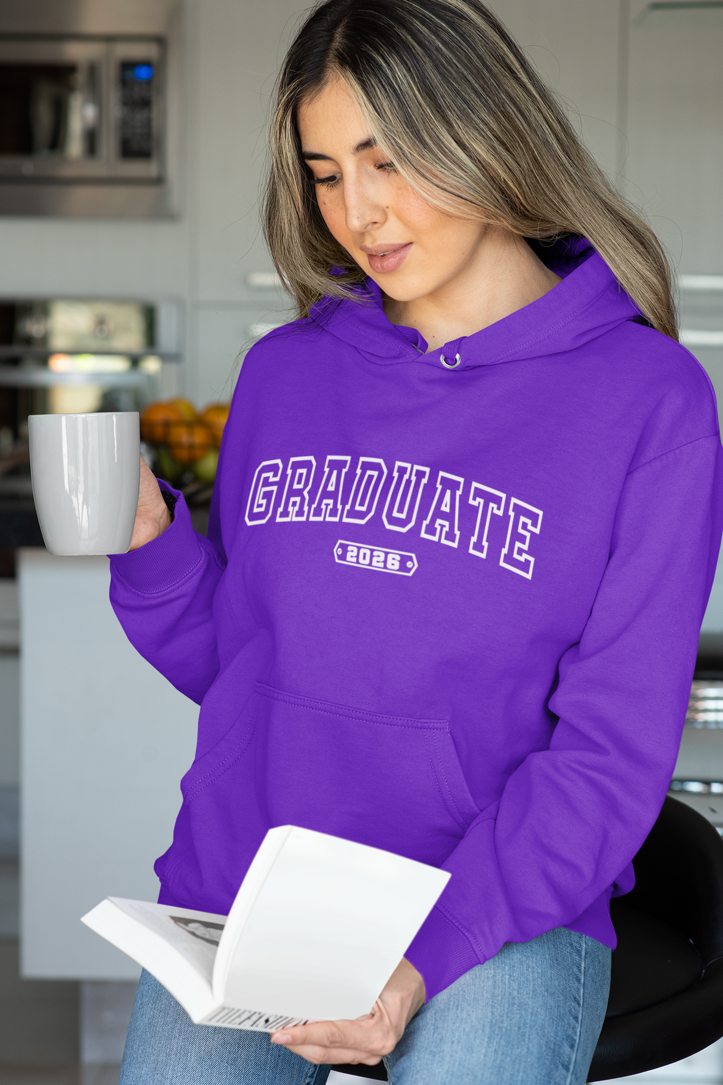 Graduate 2026 Hoodie – White Design