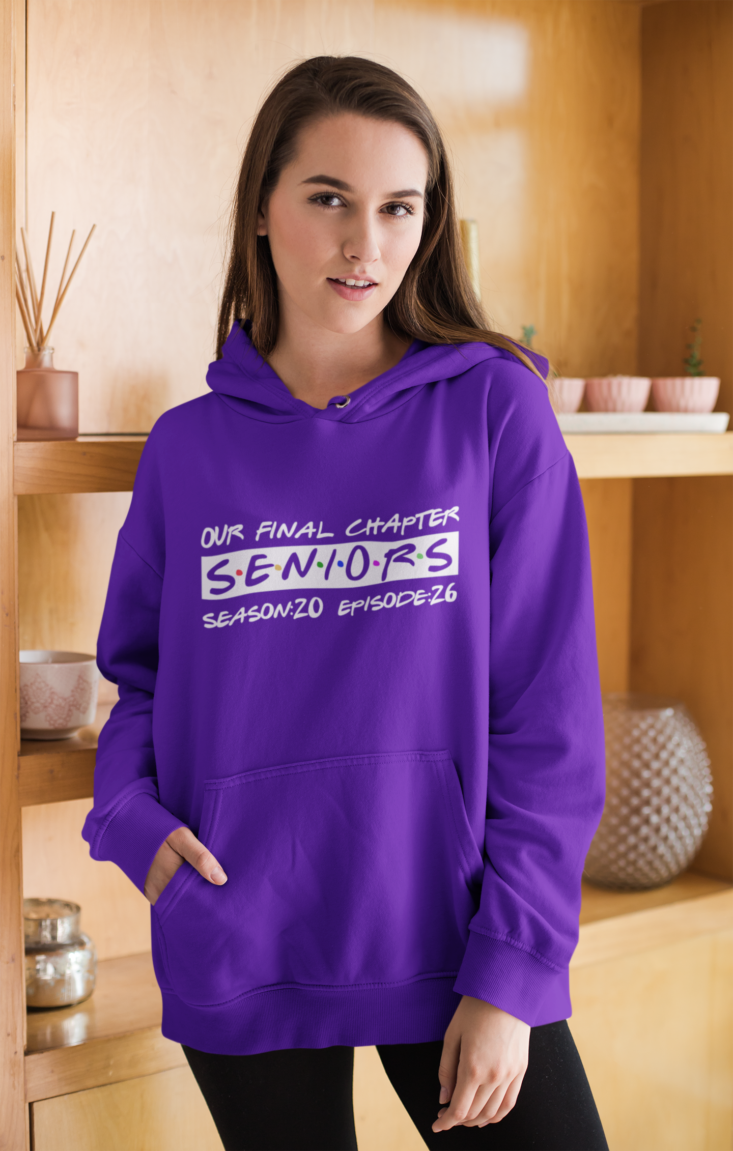 Final Chapter: Senior 2026 Graduation Hoodie – White Design