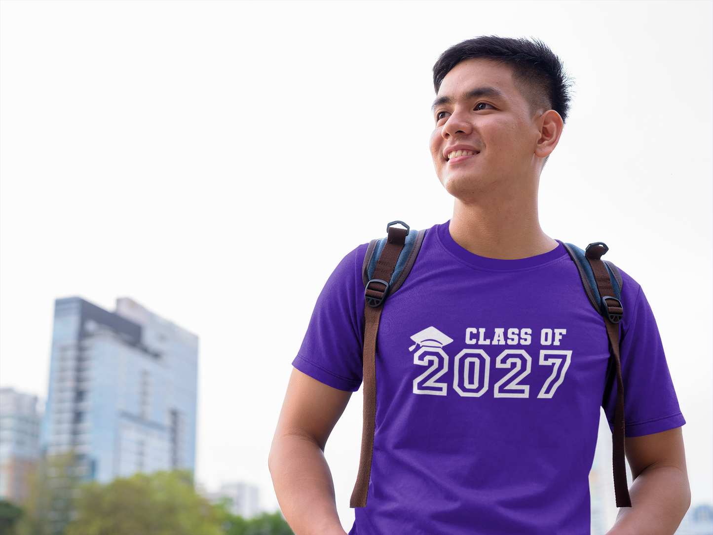 Class of 2027 Graduation T-Shirt – White Graphic