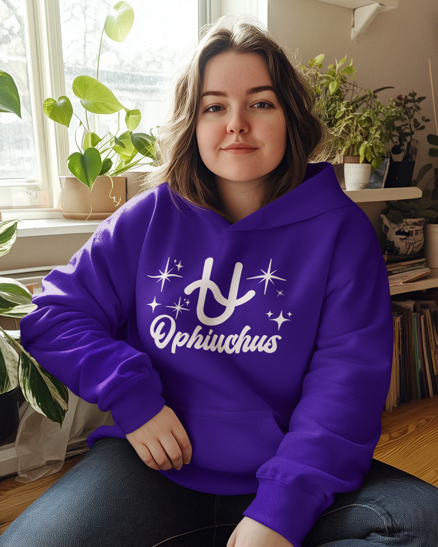 Ophiuchus Zodiac Hoodie | The 13th Sign. Unbothered. (White)