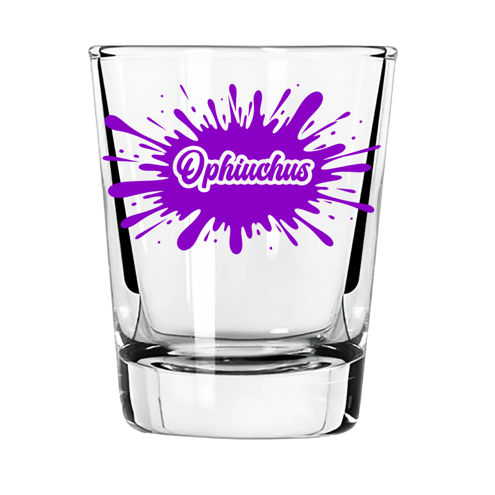Ophiuchus Zodiac Shot Glass | The 13th Sign. The Wildcard.