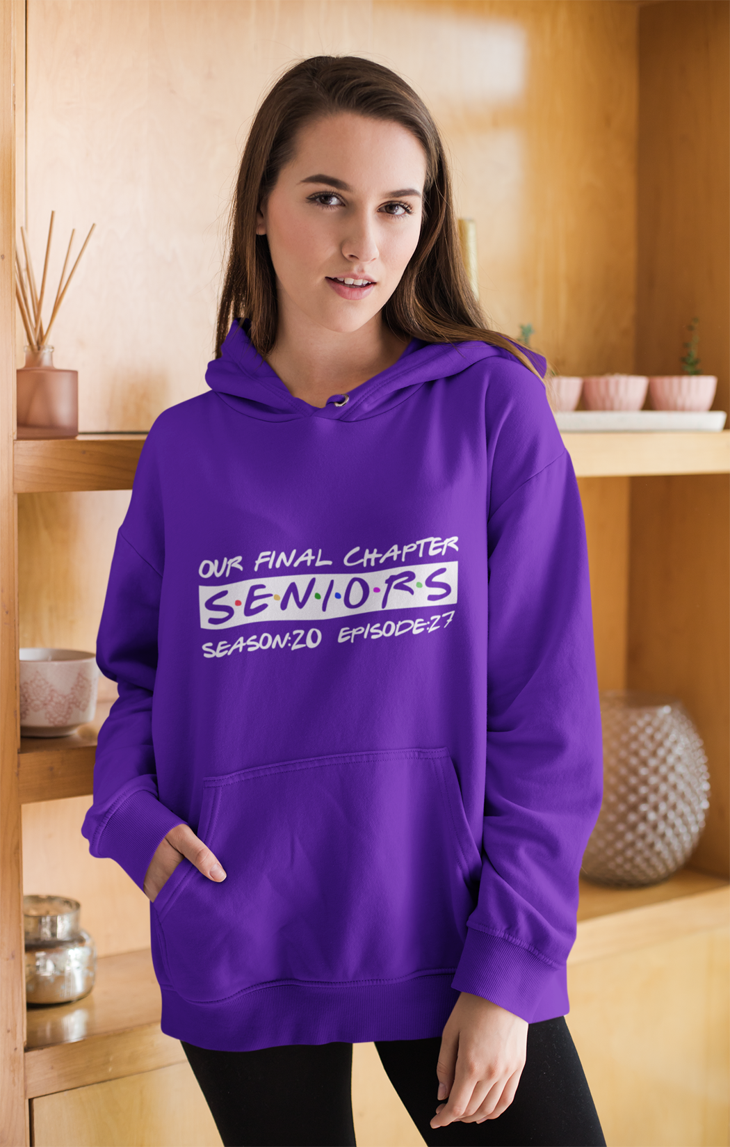 Our Final Chapter: Seniors Season 20 Episode 27 Hoodie – White Graphic