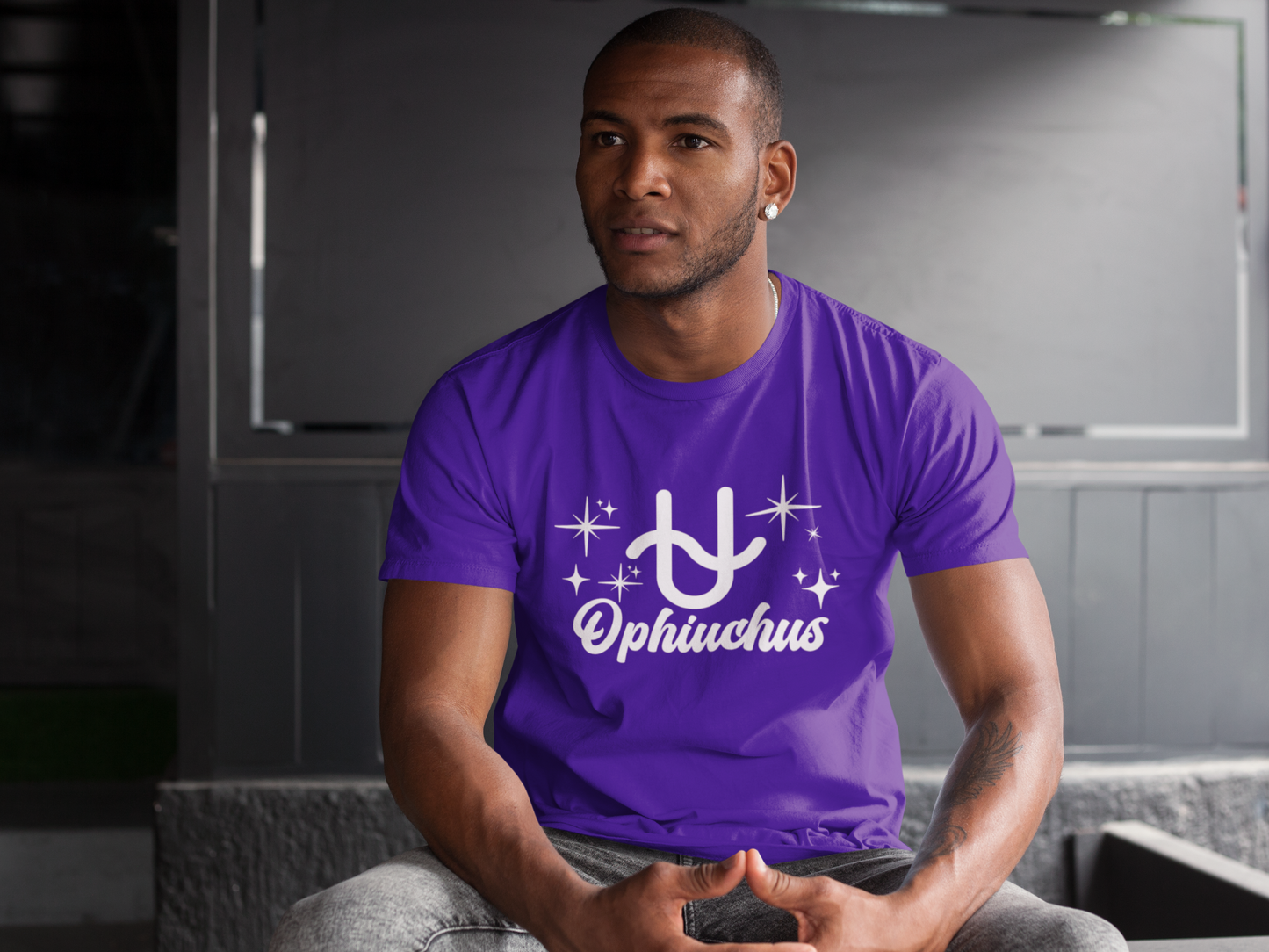 Ophiuchus Zodiac T-Shirt | The 13th Sign. Unbothered. (White)