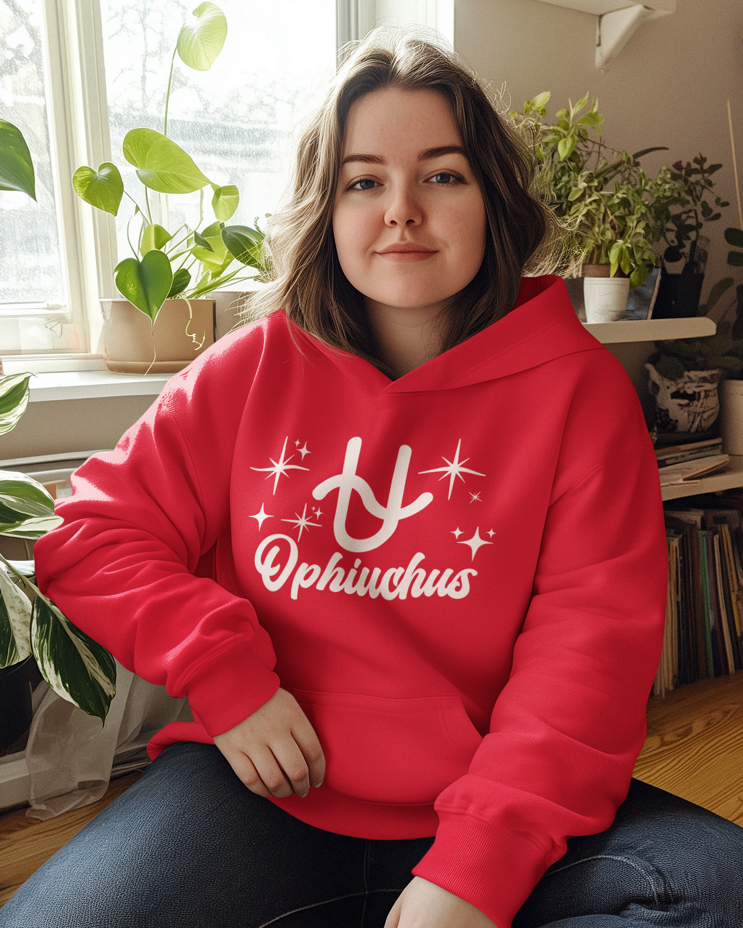 Ophiuchus Zodiac Hoodie | The 13th Sign. Unbothered. (White)