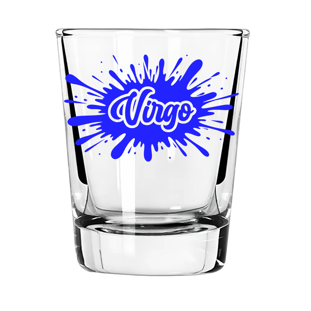 Virgo Zodiac Shot Glass | Precise Pour. Zero Tolerance for Mess.