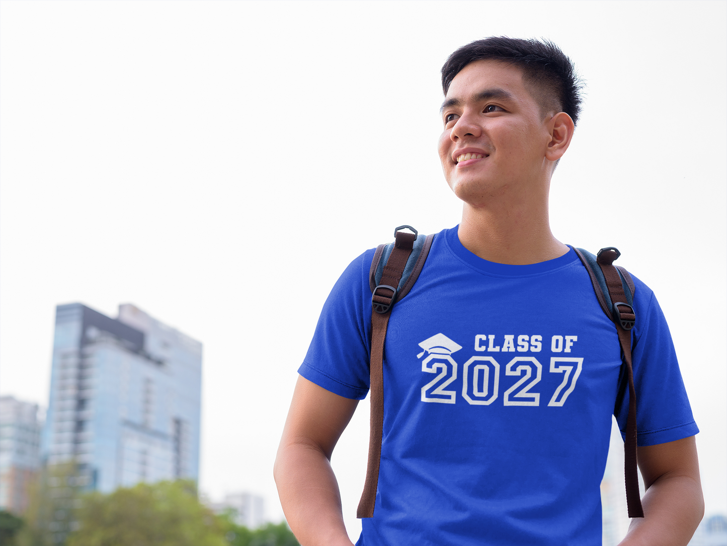 Class of 2027 Graduation T-Shirt – White Graphic