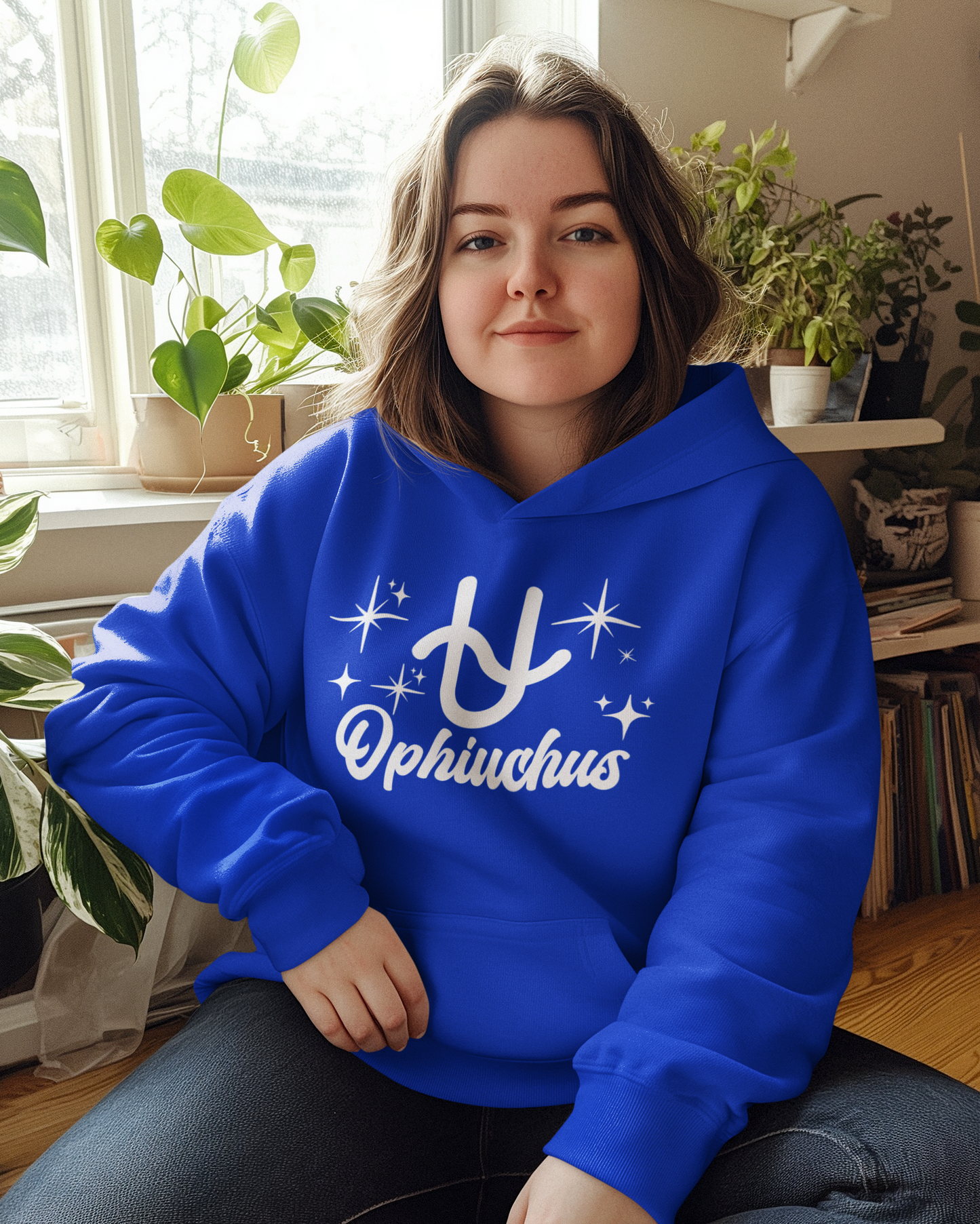 Ophiuchus Zodiac Hoodie | The 13th Sign. Unbothered. (White)