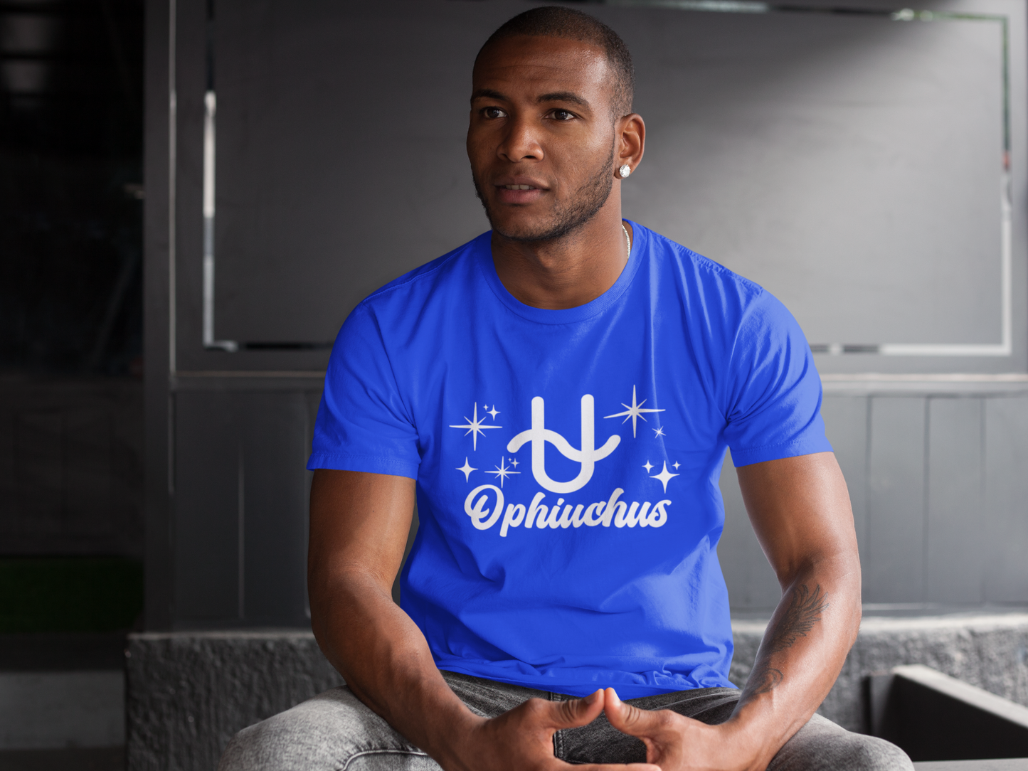 Ophiuchus Zodiac T-Shirt | The 13th Sign. Unbothered. (White)