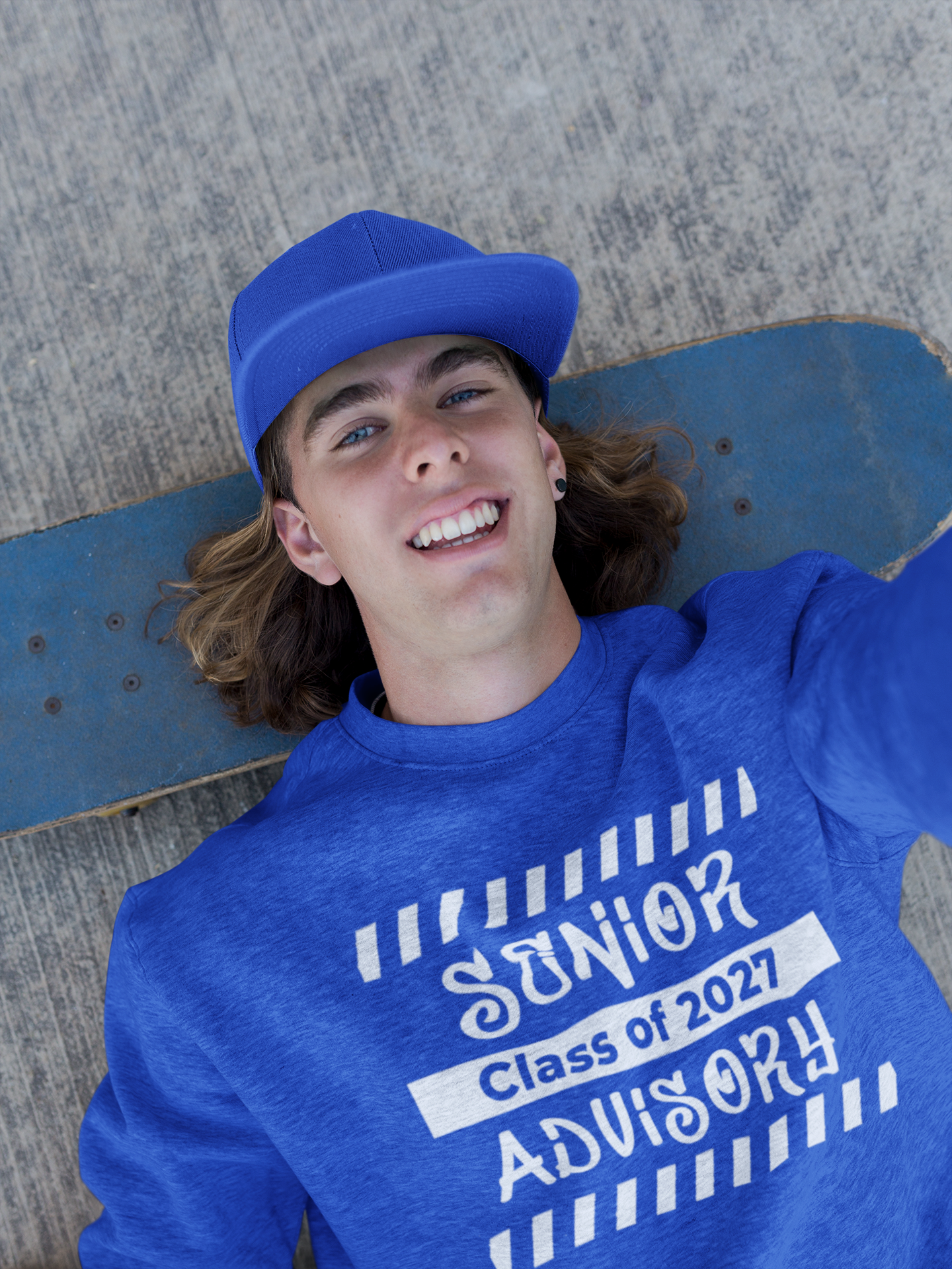 Senior Advisory Class of 2027 Sweatshirt – White Graphic