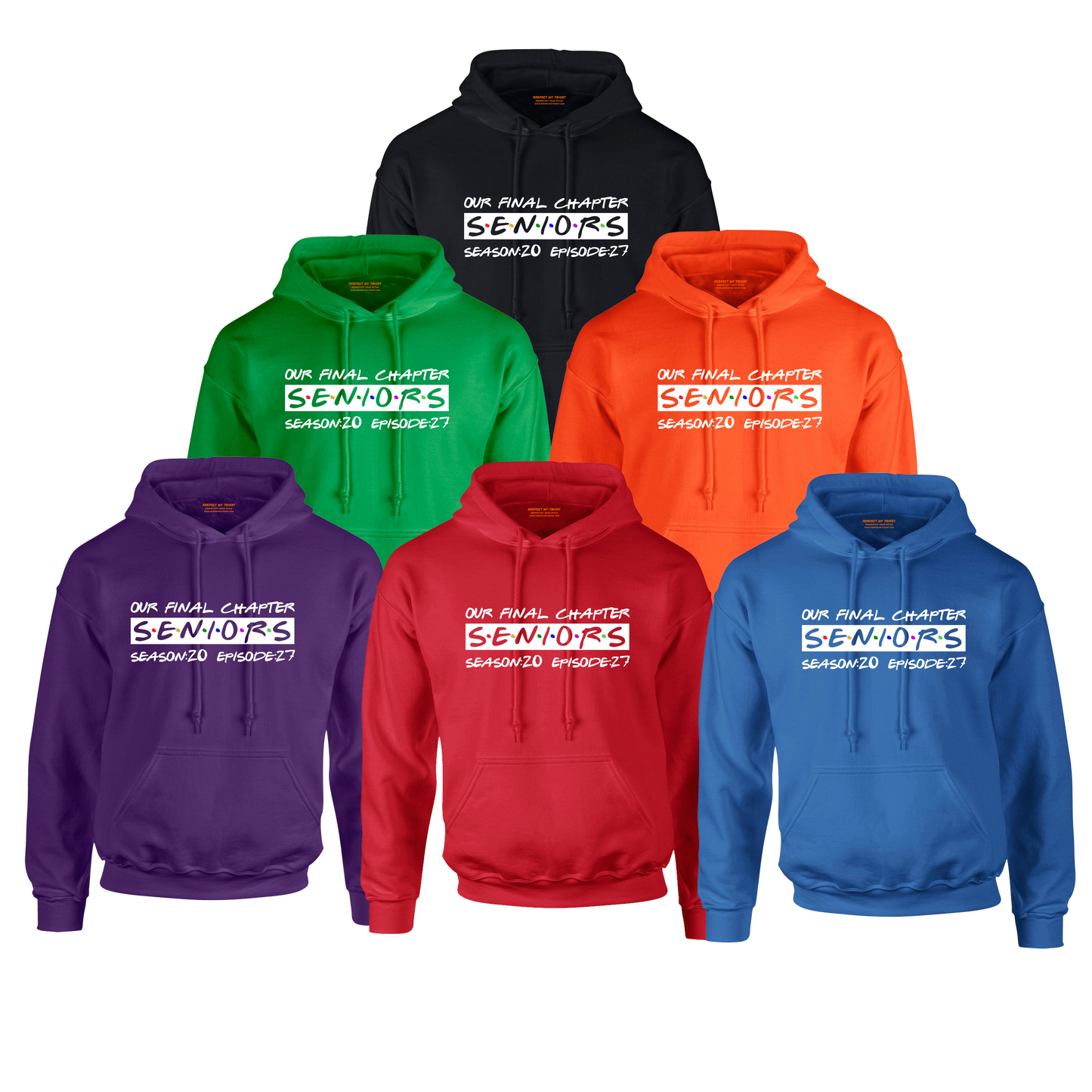 Our Final Chapter: Seniors Season 20 Episode 27 Hoodie – White Graphic
