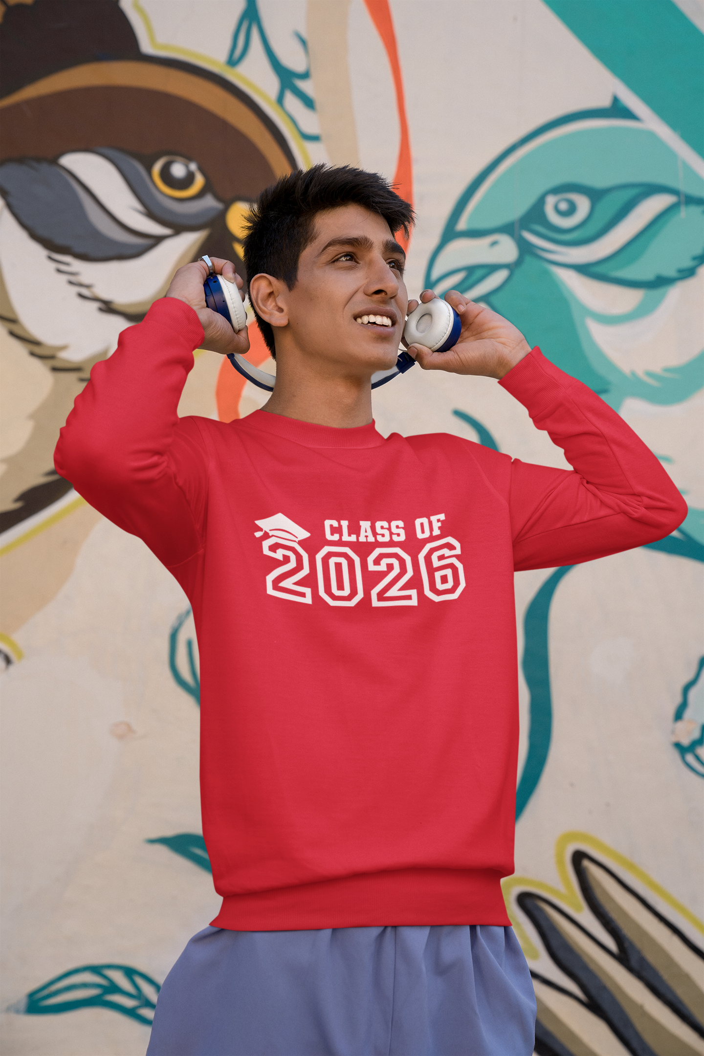 Class of 2026 Sweatshirt, White Design image 5