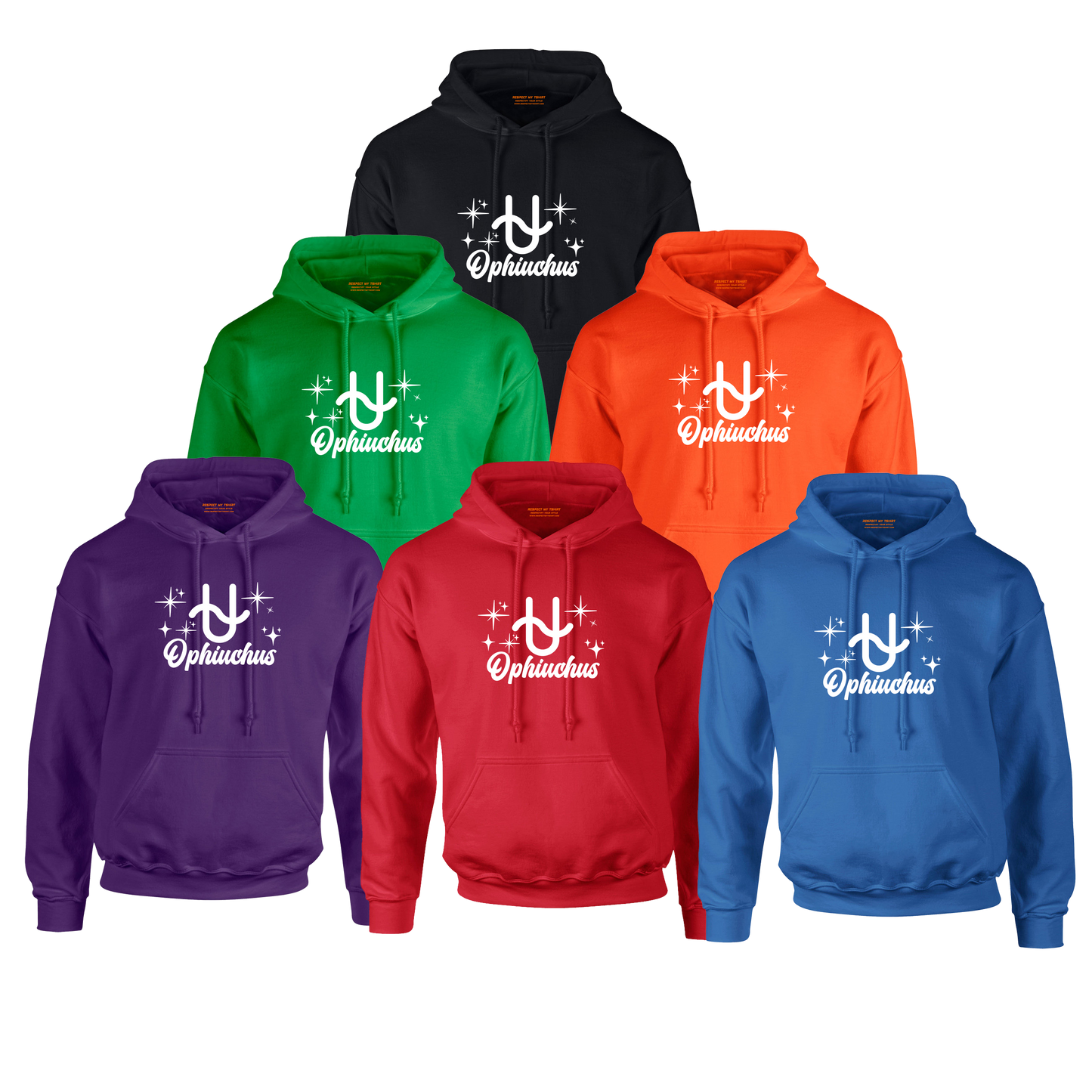 Ophiuchus Zodiac Hoodie | The 13th Sign. Unbothered. (White)