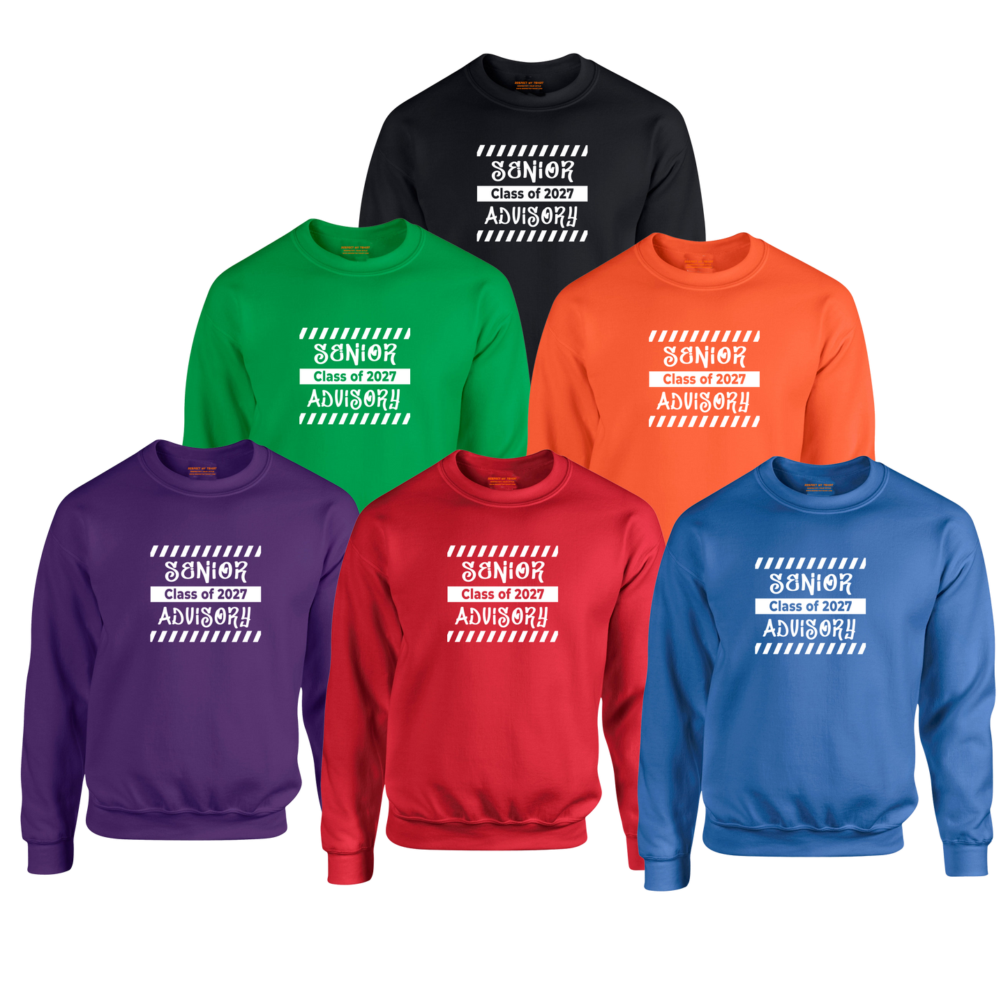 Senior Advisory Class of 2027 Sweatshirt – White Graphic