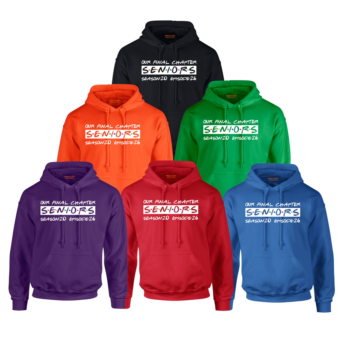 Final Chapter: Senior 2026 Graduation Hoodie – White Design