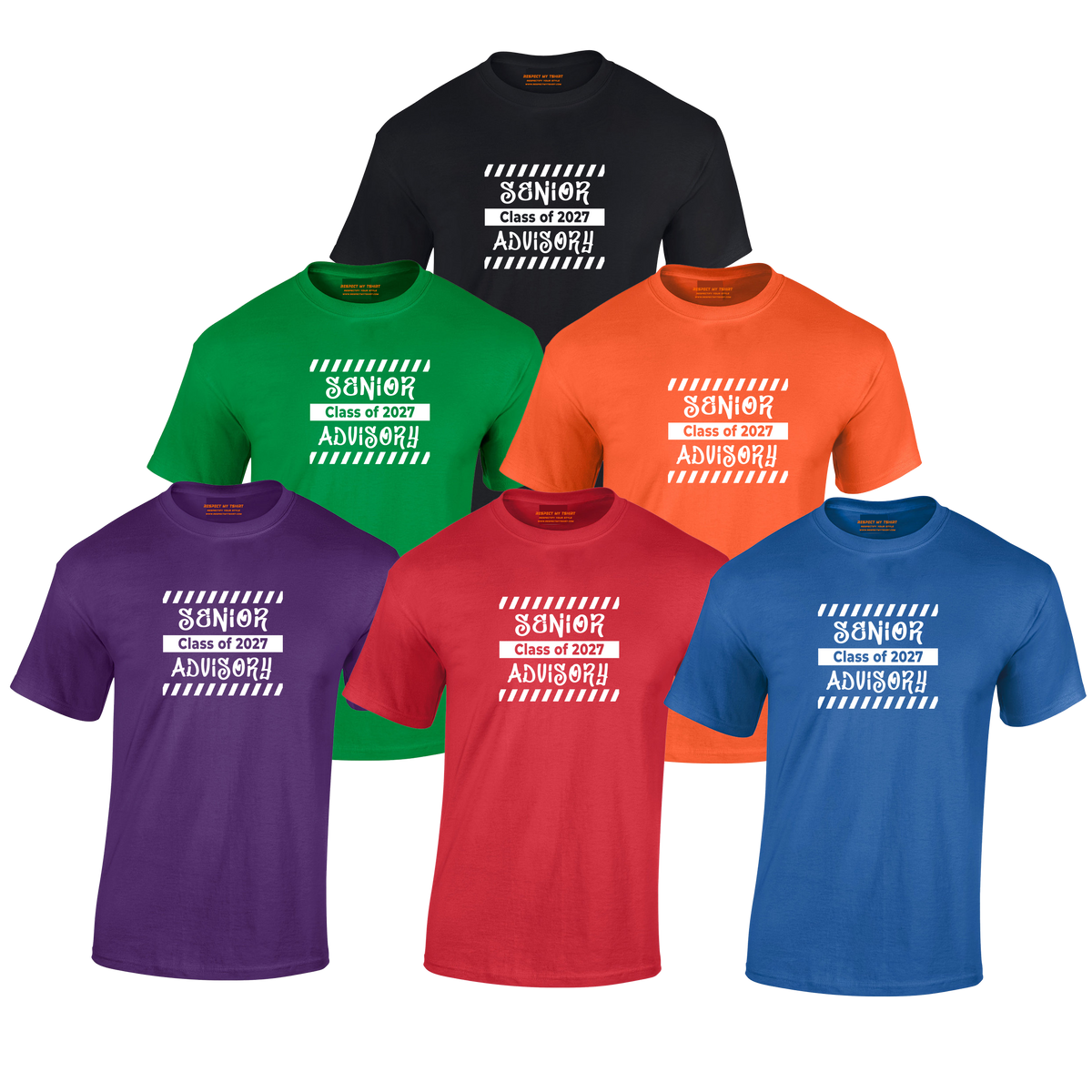 Senior Advisory Class of 2027 T-Shirt – White Graphic