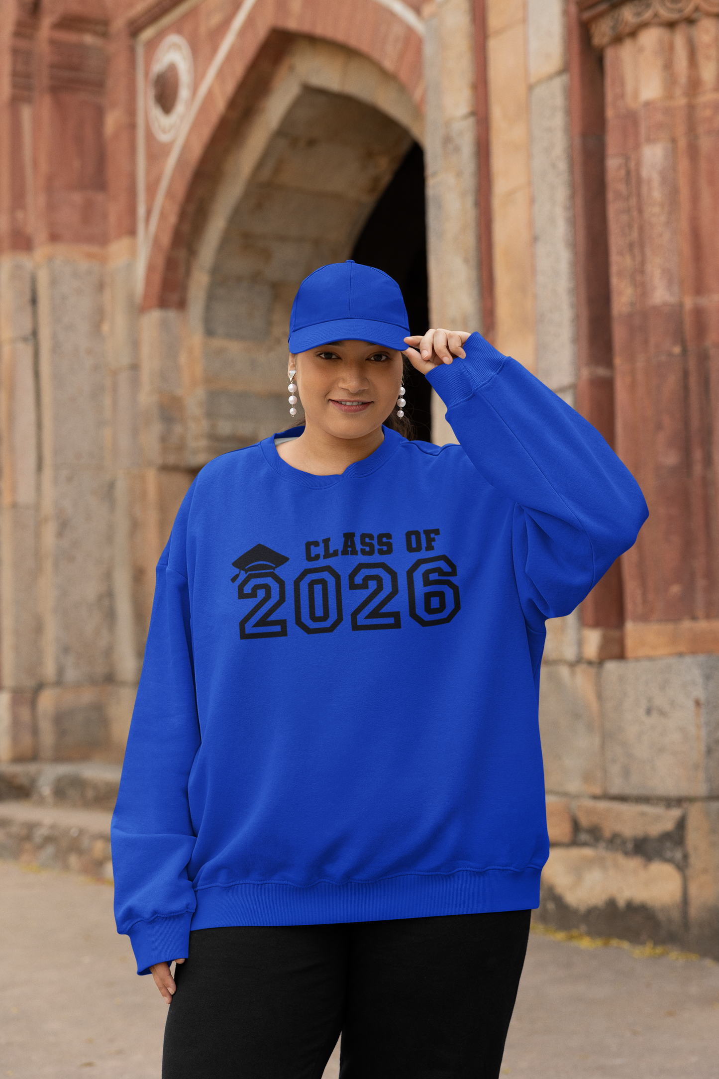 Class of 2026 Sweatshirt, Black Design image 2