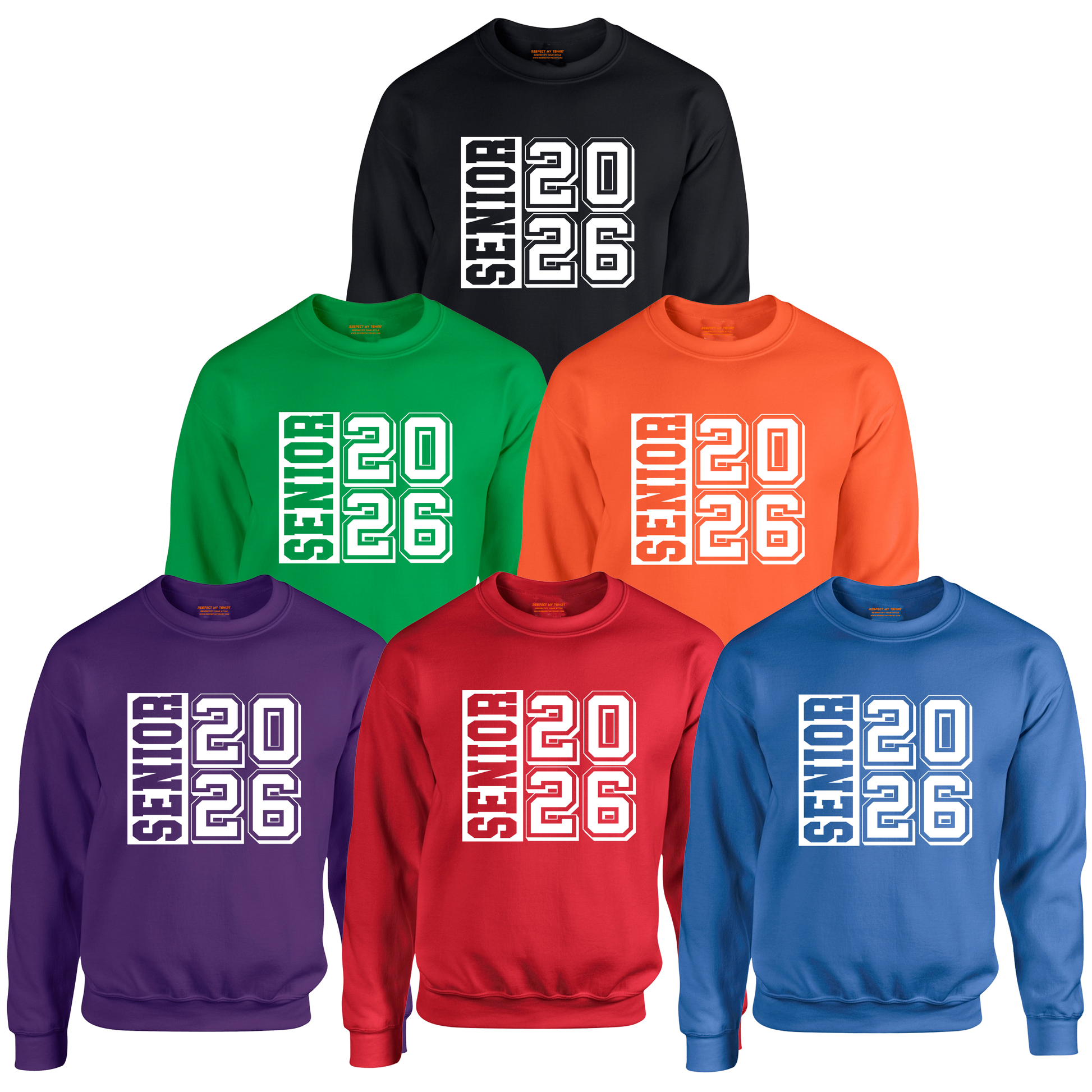 Senior2026 Graduation Sweatshirt, White Design image 6