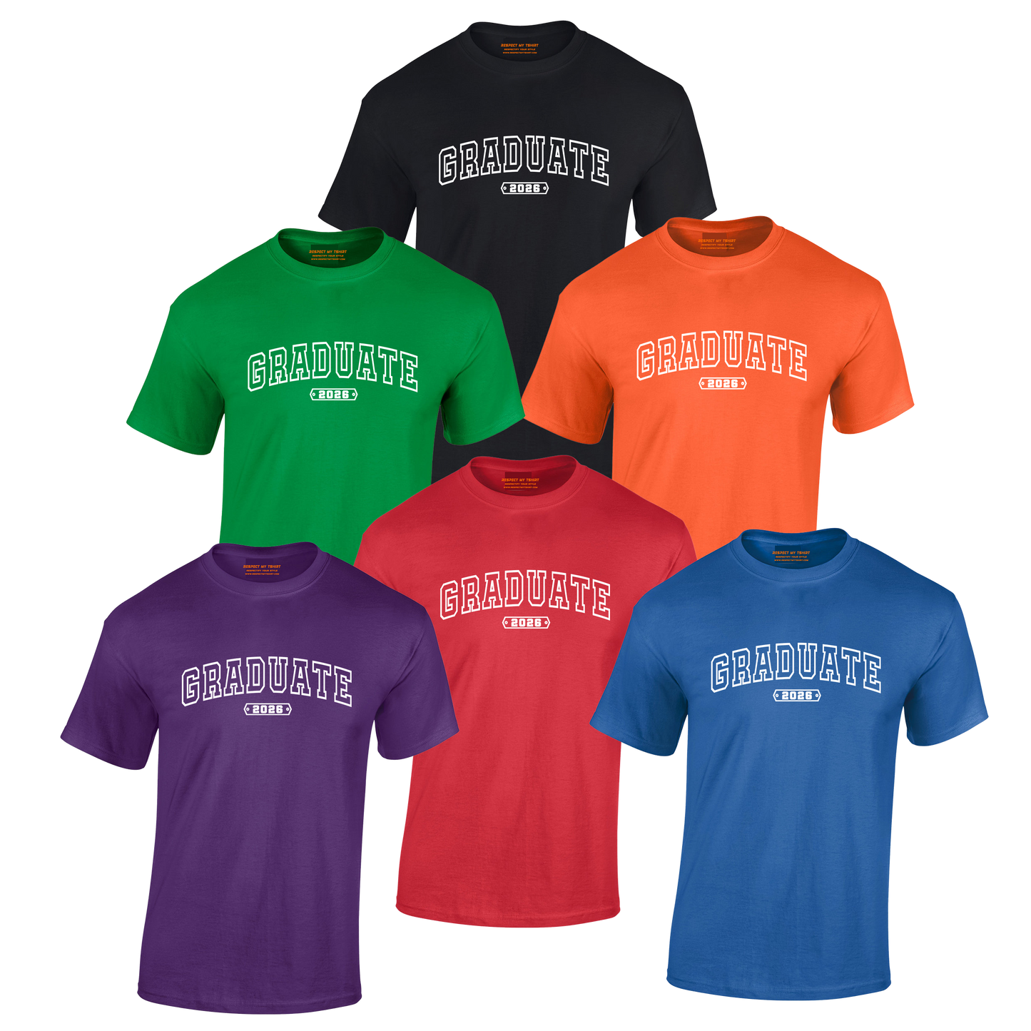 Graduate 2026 White Design Tshirt image 6