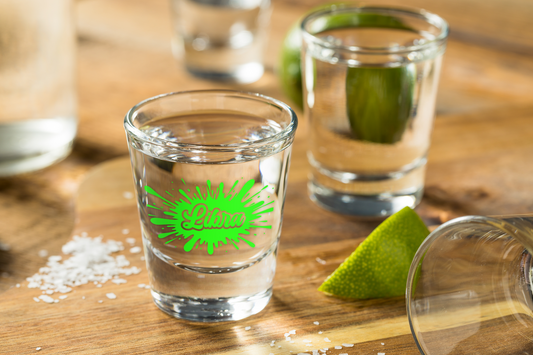 Libra Zodiac Shot Glass | Balanced. Beautiful. Always Down.