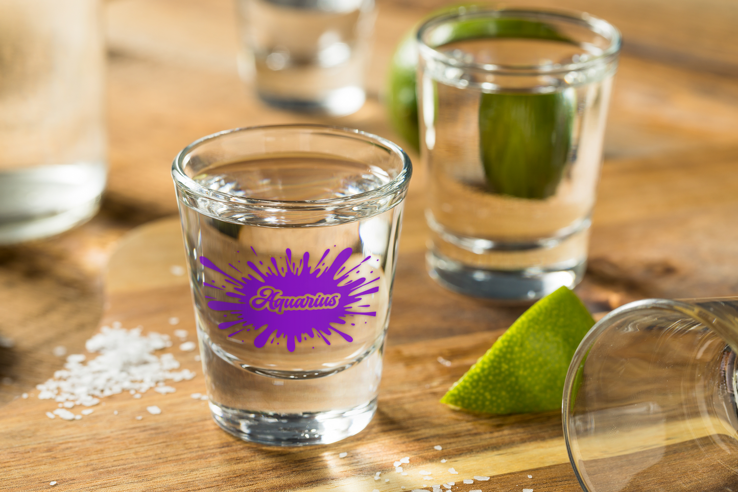Aquarius Zodiac Shot Glass | Ahead of the Trend. Always Has Been.