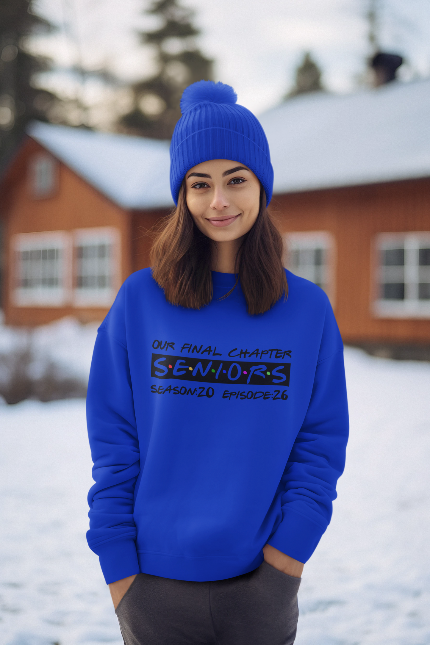 Final Chapter: Senior 2026 Sweatshirt, Black Design image 5