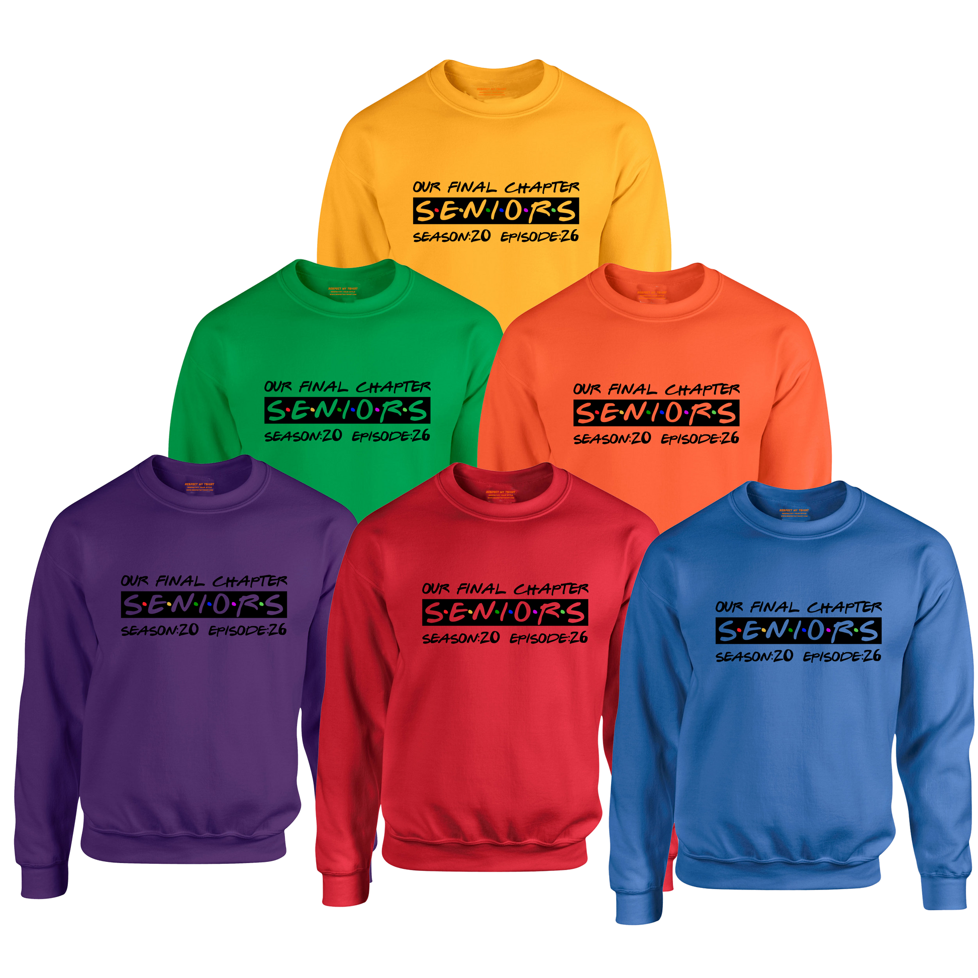 Final Chapter: Senior 2026 Sweatshirt, Black Design image 6