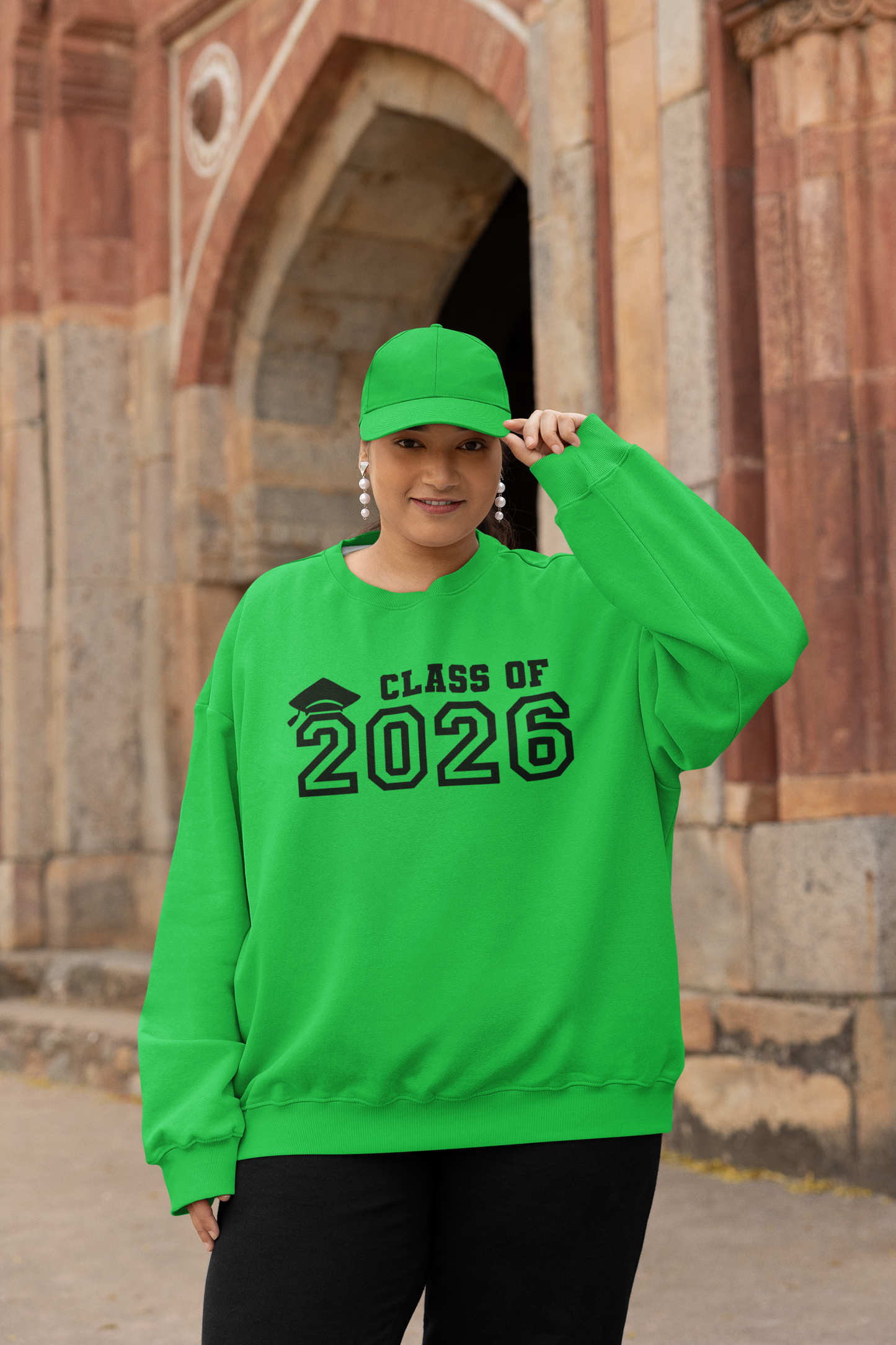 Class of 2026 Sweatshirt, Black Design image 4