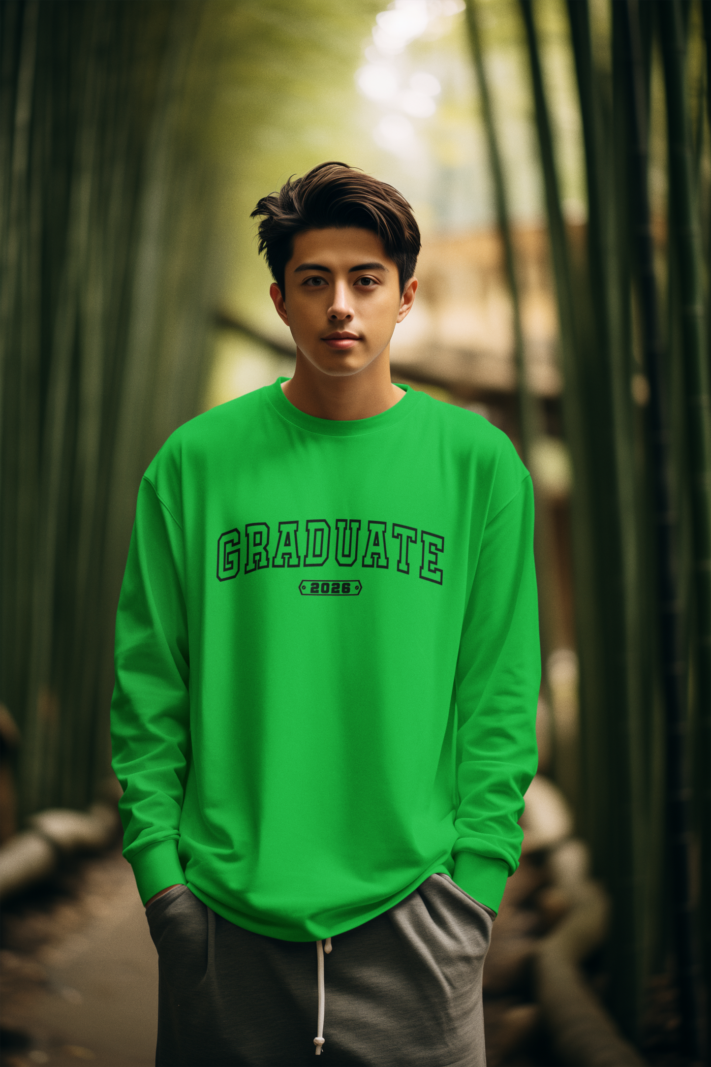 GRADUATE 2026 Sweatshirt, Black Design image 4
