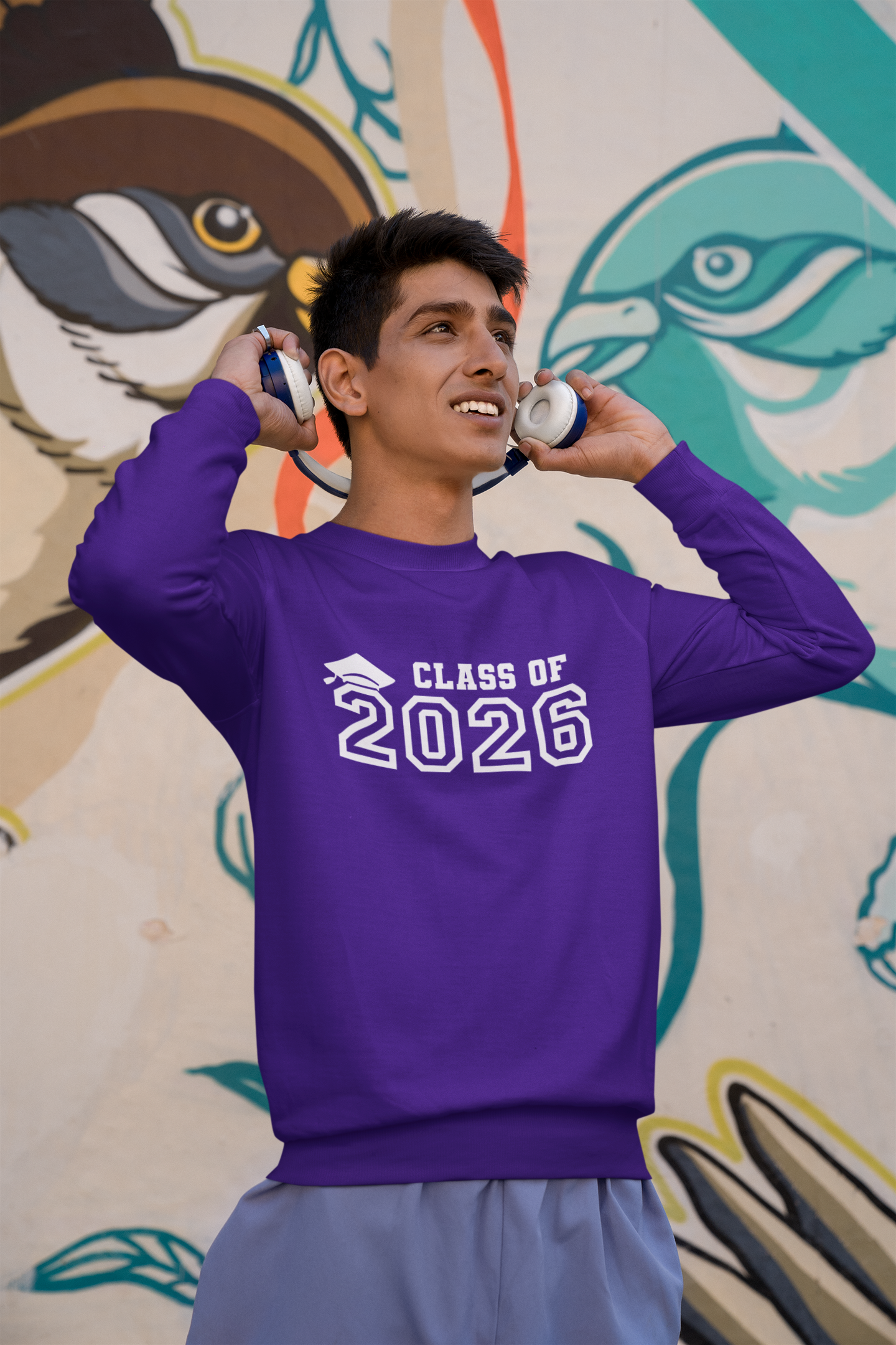 Class of 2026 Sweatshirt, White Design image 2