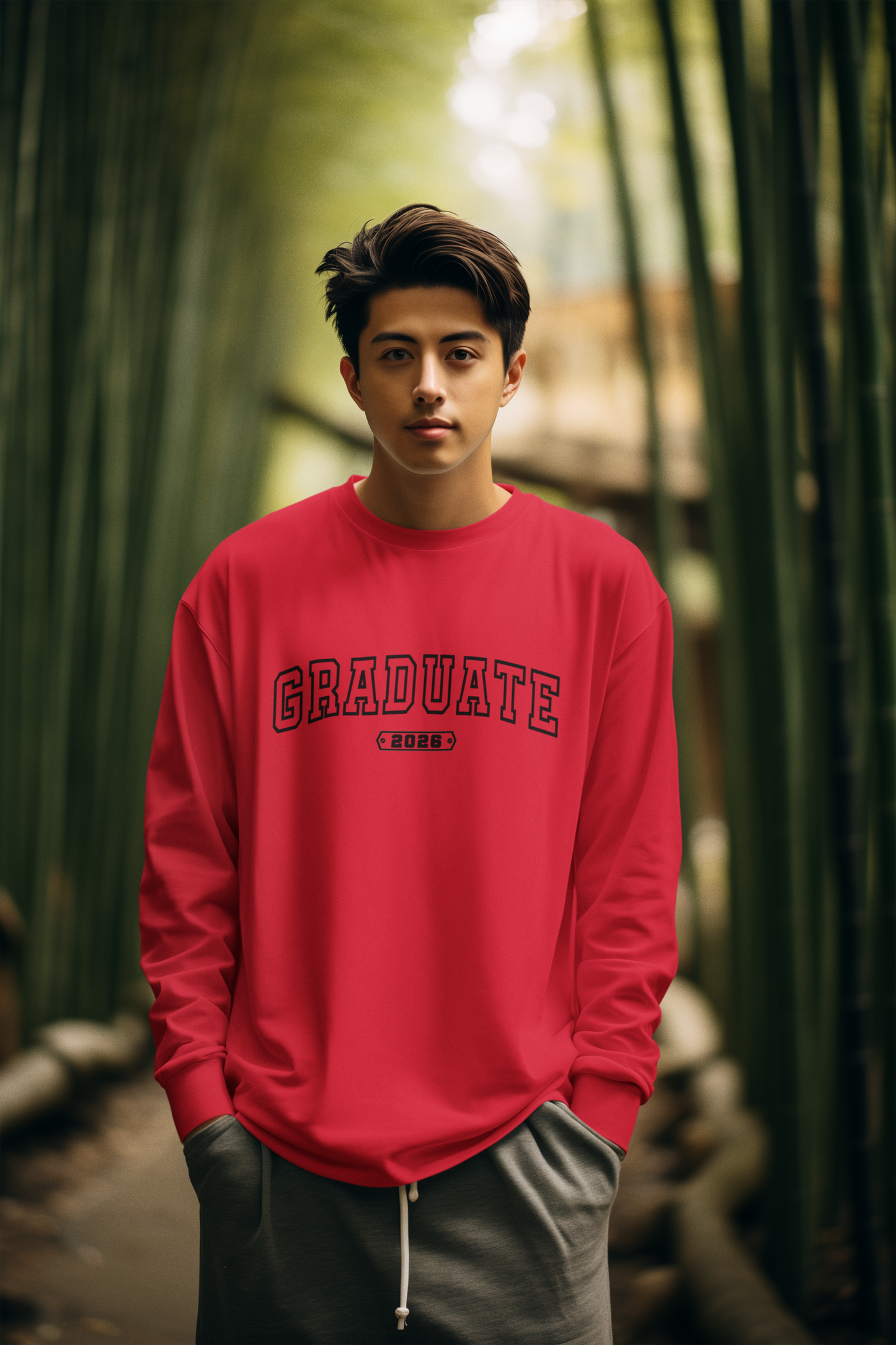 GRADUATE 2026 Sweatshirt, Black Design image 0