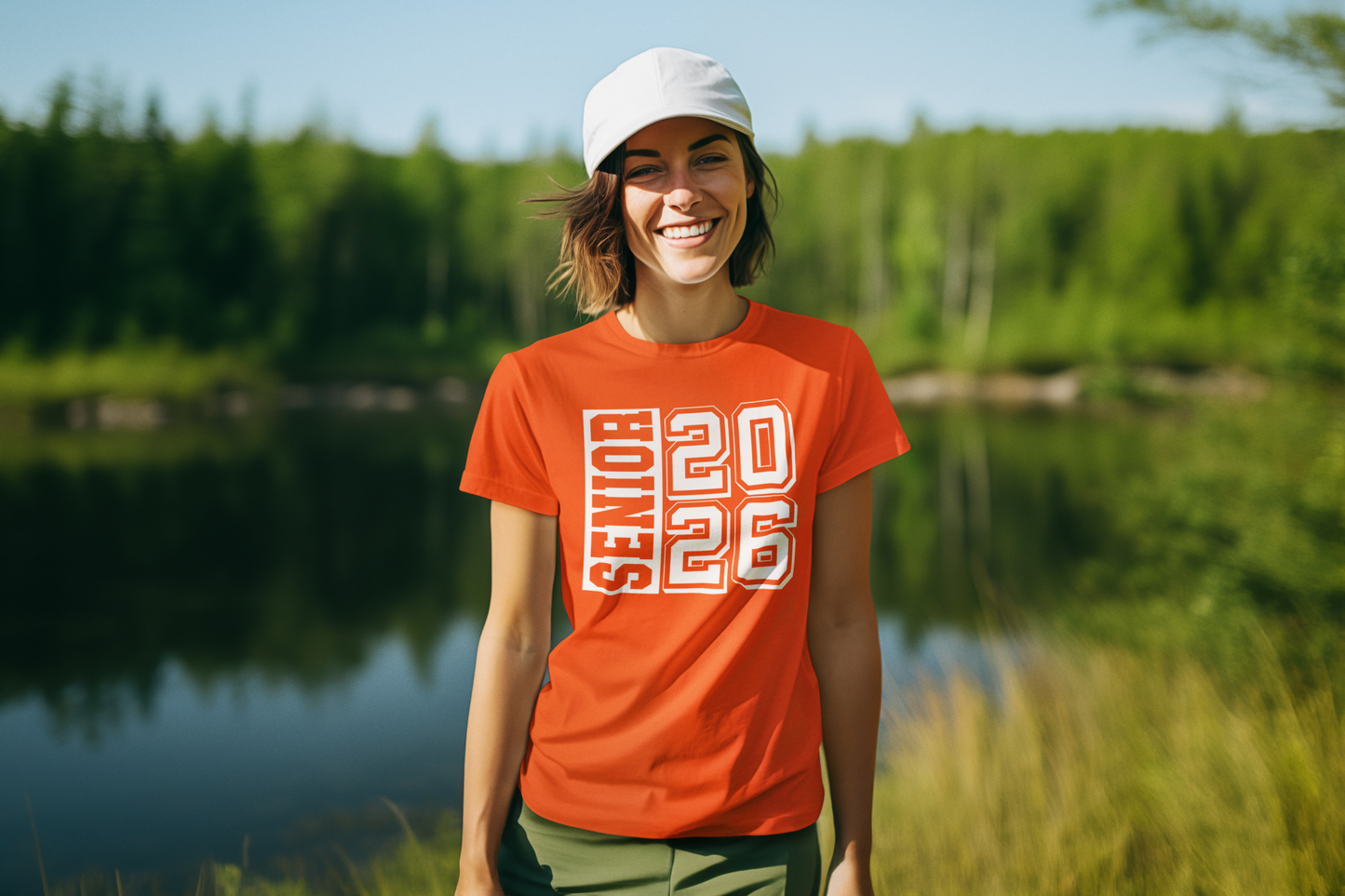 Senior2026 White Design Tshirt image 3