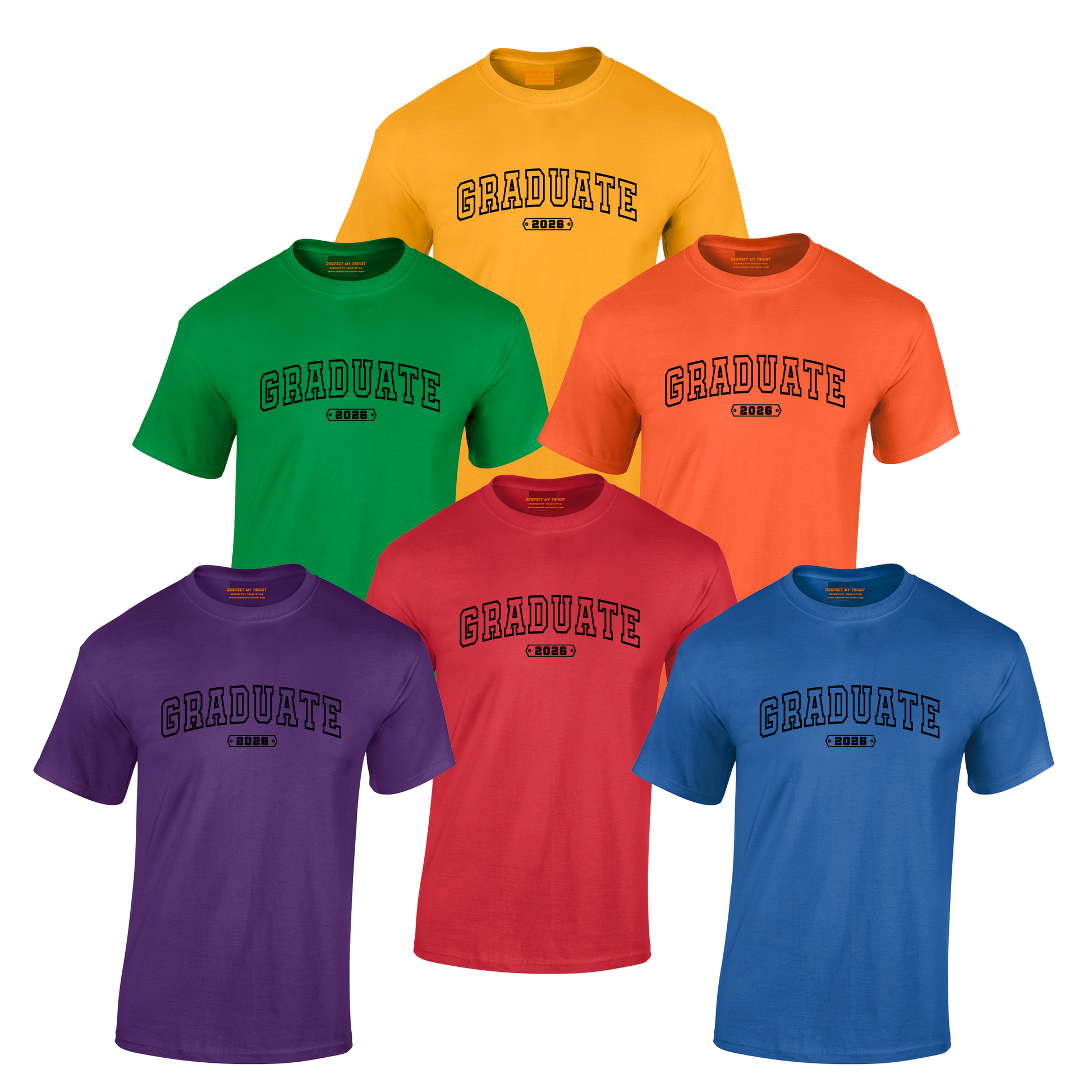 Graduate 2026 Black Design Tshirt image 6