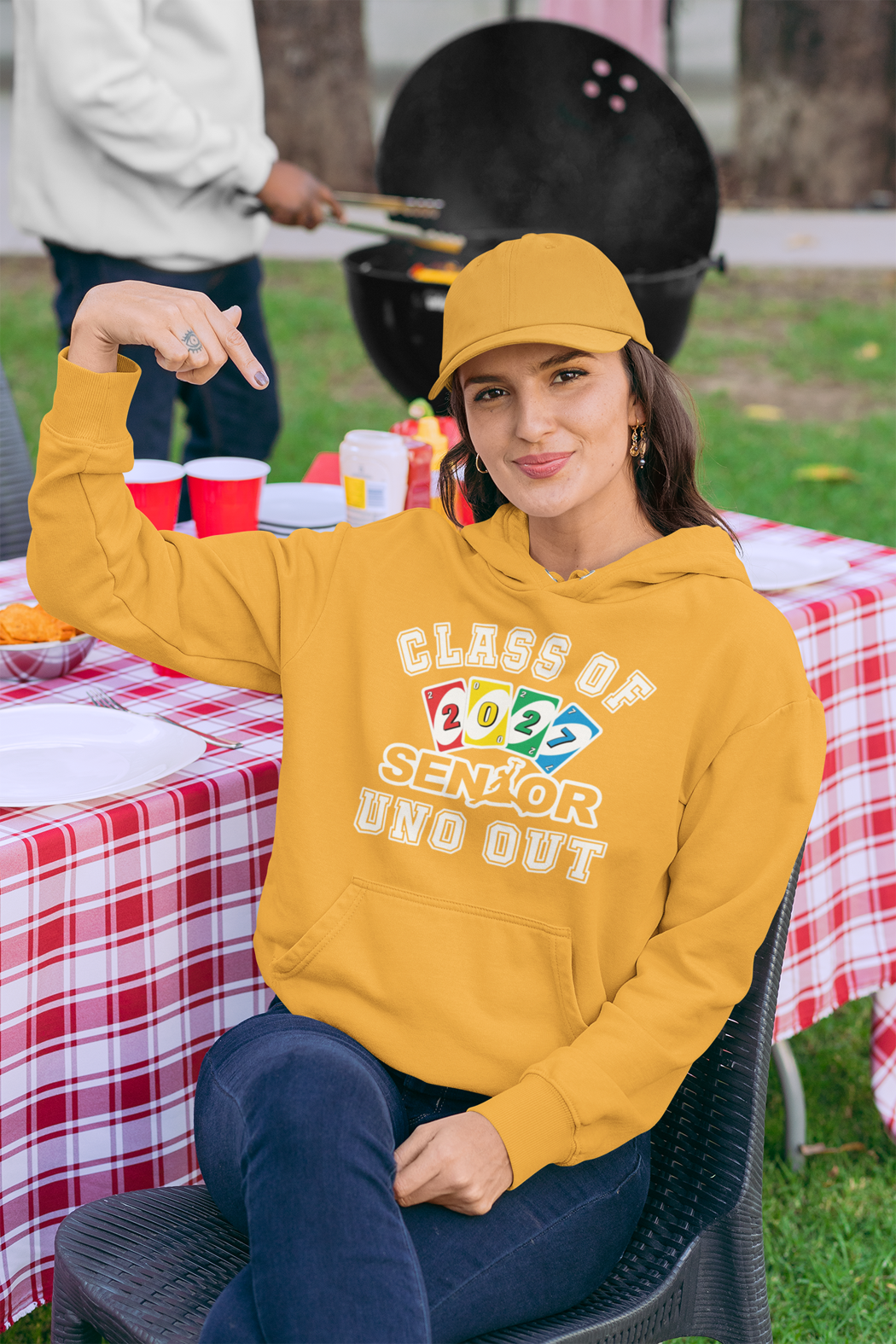 Uno Out: Class of 2027 Graduation Hoodie