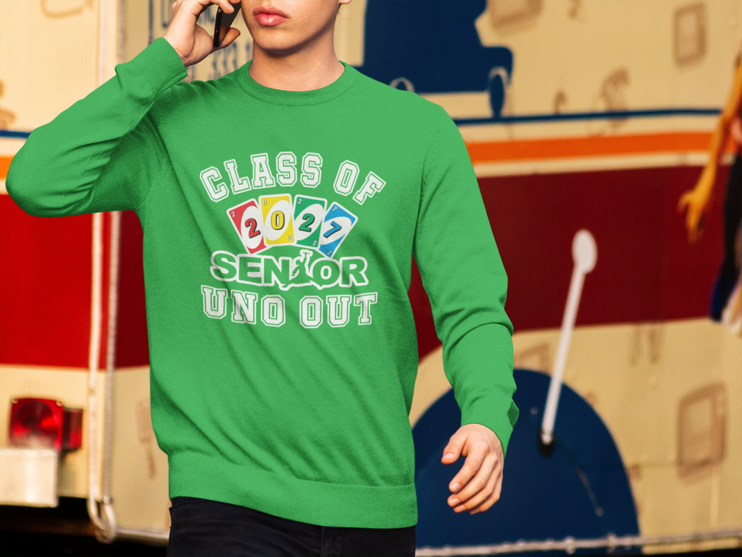 Uno Out: Class of 2027 Graduation Sweatshirt