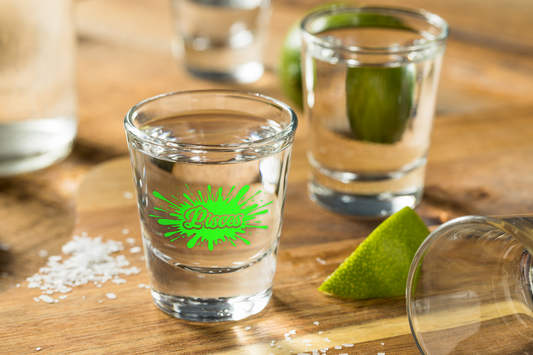 Pisces Zodiac Shot Glass | Dreamy. Deep. Down for Whatever.