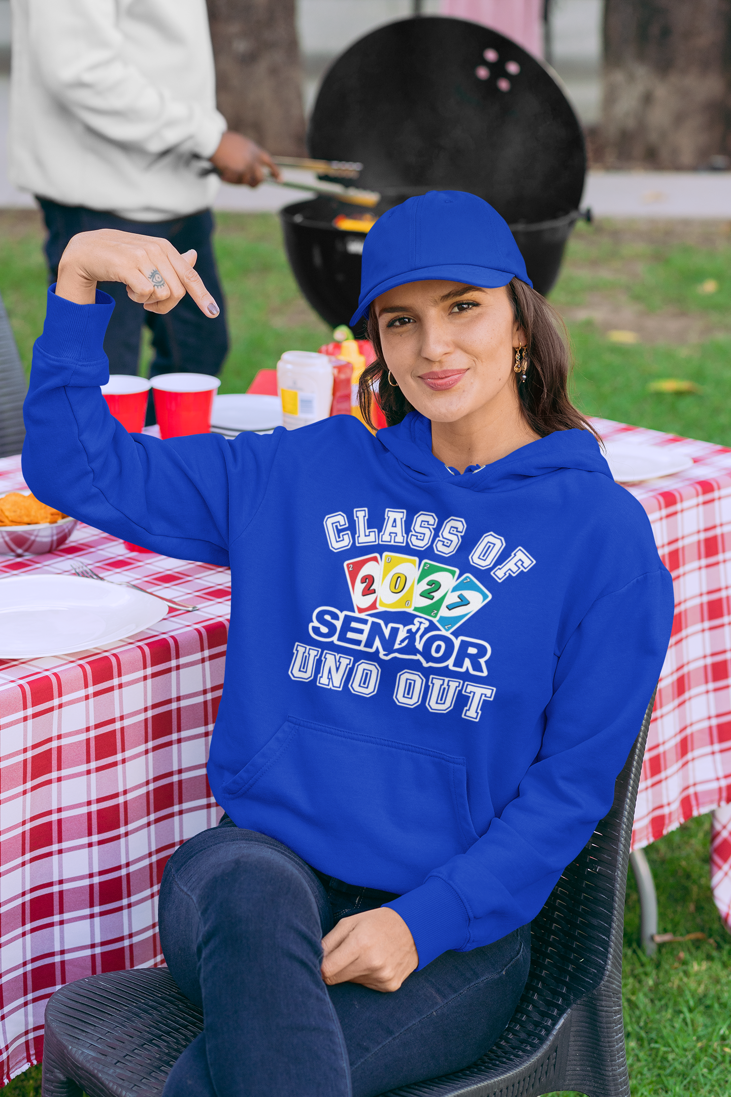 Uno Out: Class of 2027 Graduation Hoodie