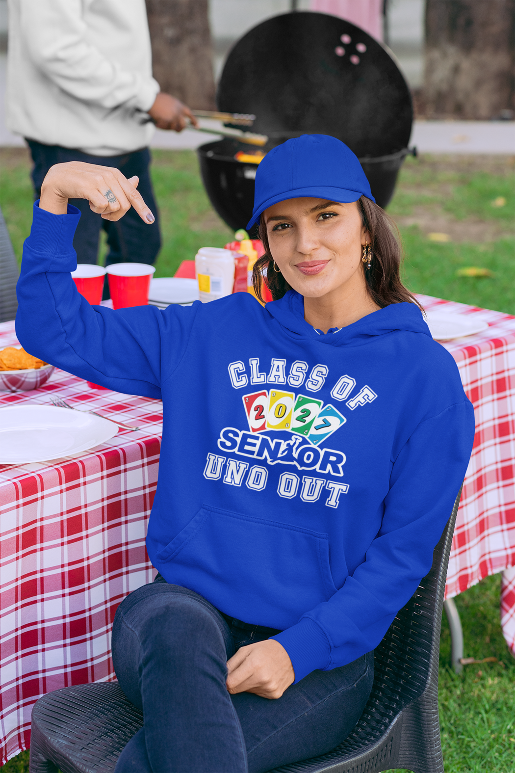 Uno Out: Class of 2027 Graduation Hoodie