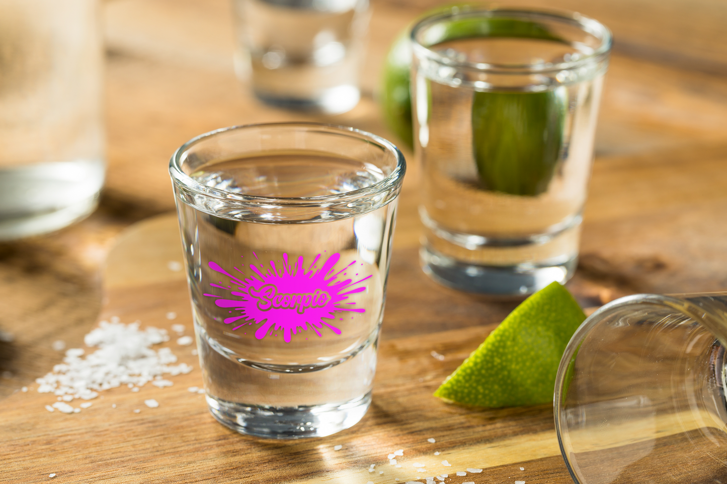 Scorpio Zodiac Shot Glass | Intense. Intentional. Unforgettable.