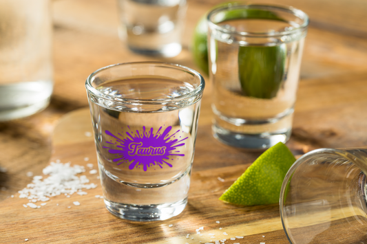 Taurus Zodiac Shot Glass | Slow Sip. Strong Opinion.
