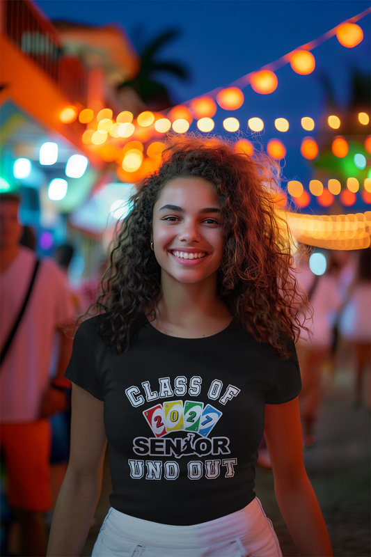 Uno Out: Class of 2027 Graduation T-Shirt