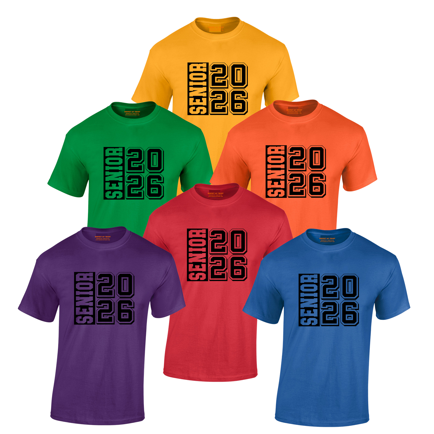 Senior2026 Black Design Tshirt image 6