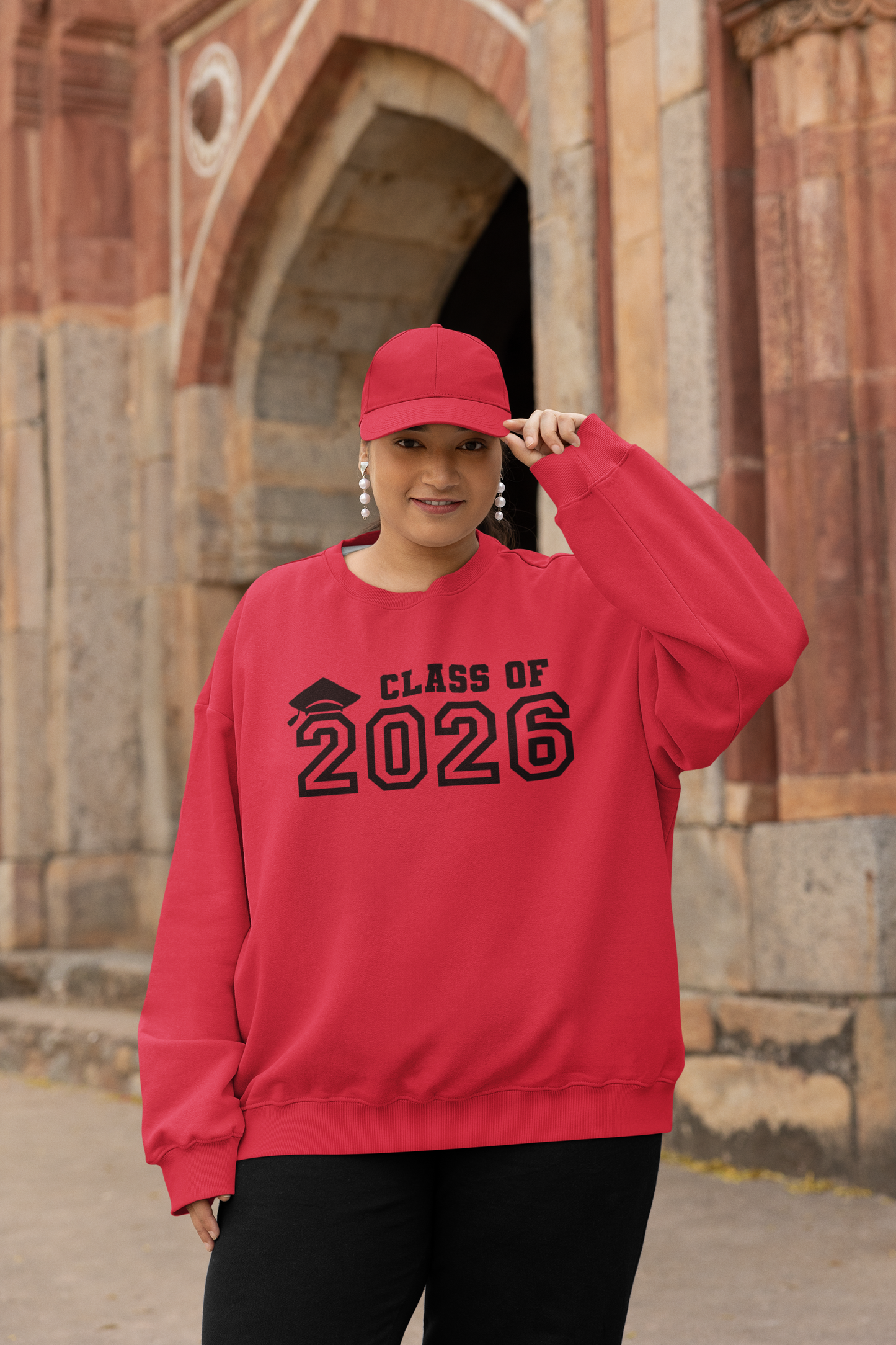 Class of 2026 Sweatshirt, Black Design image 3