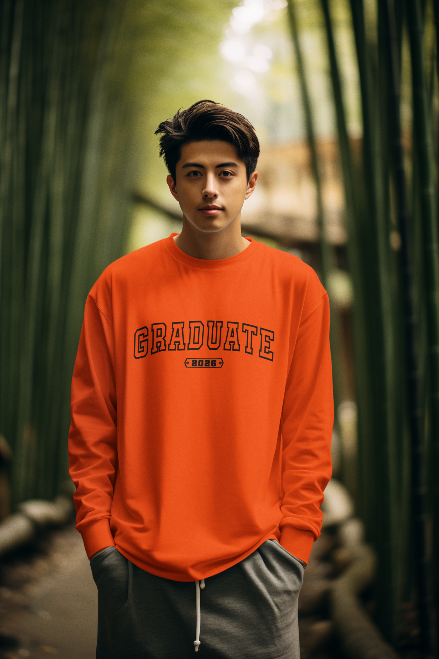 GRADUATE 2026 Sweatshirt, Black Design image 5