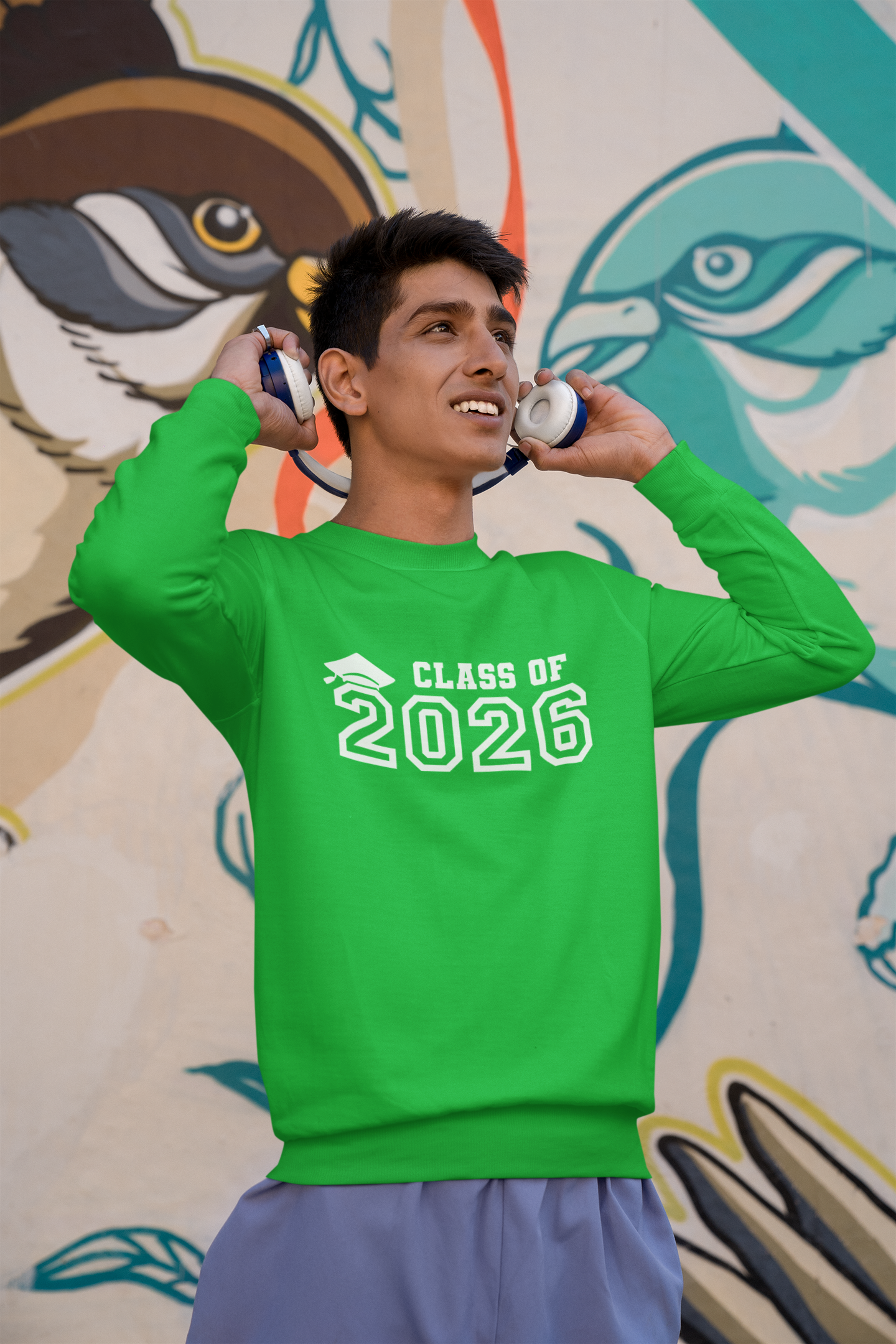 Class of 2026 Sweatshirt, White Design image 3