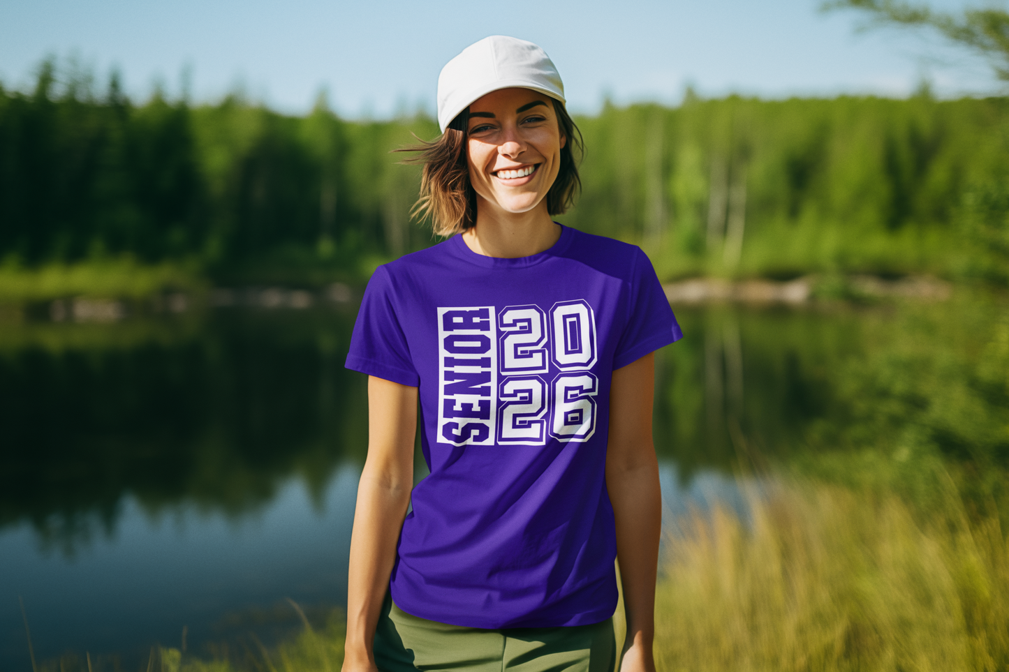 Senior2026 White Design Tshirt image 2