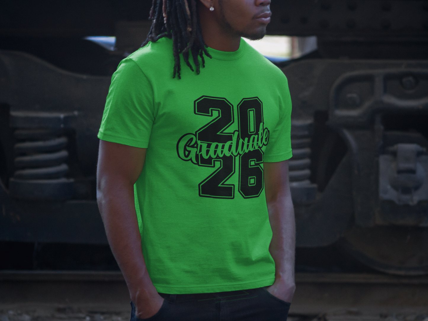 20Graduate26 Black Design Graduation Tshirt image 4