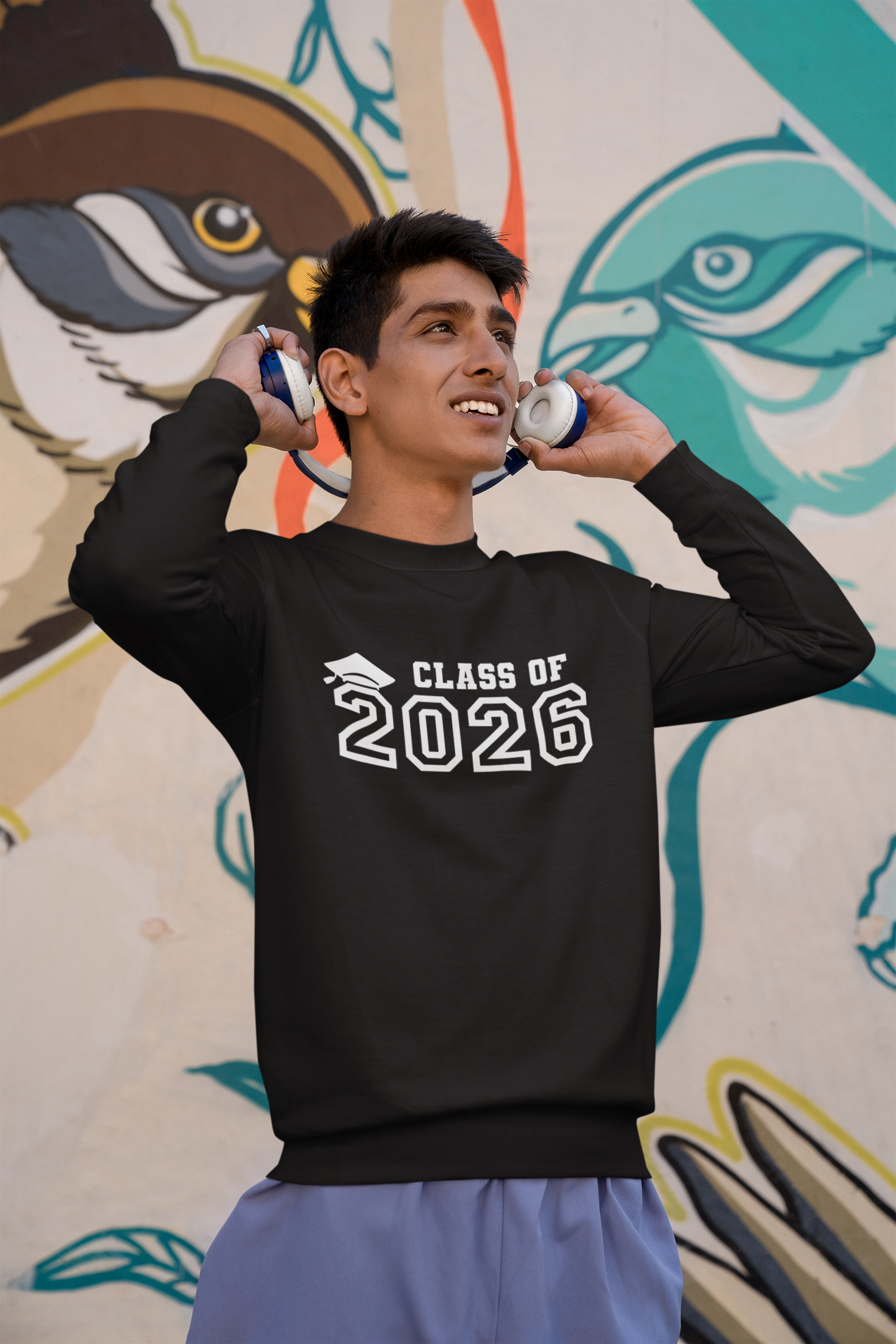 Class of 2026 Sweatshirt, White Design image 4