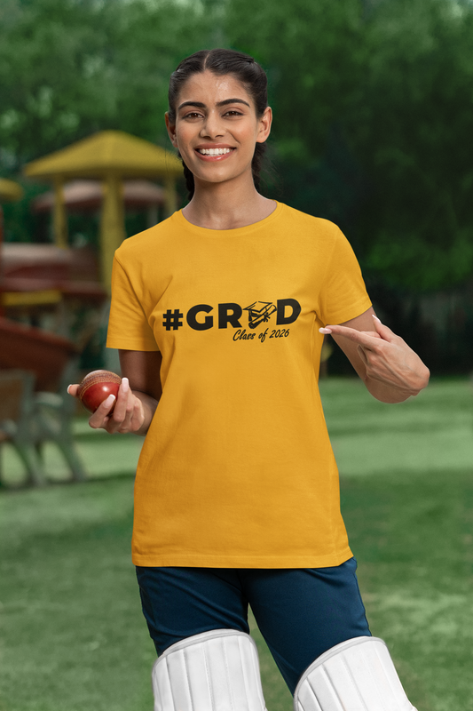 #GRAD: Class of 2026 Black Design Tshirt image 0